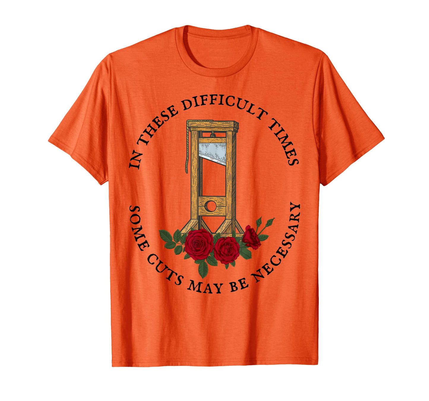 Feelin French Guillotine Dark Humor Vintage T-Shirt