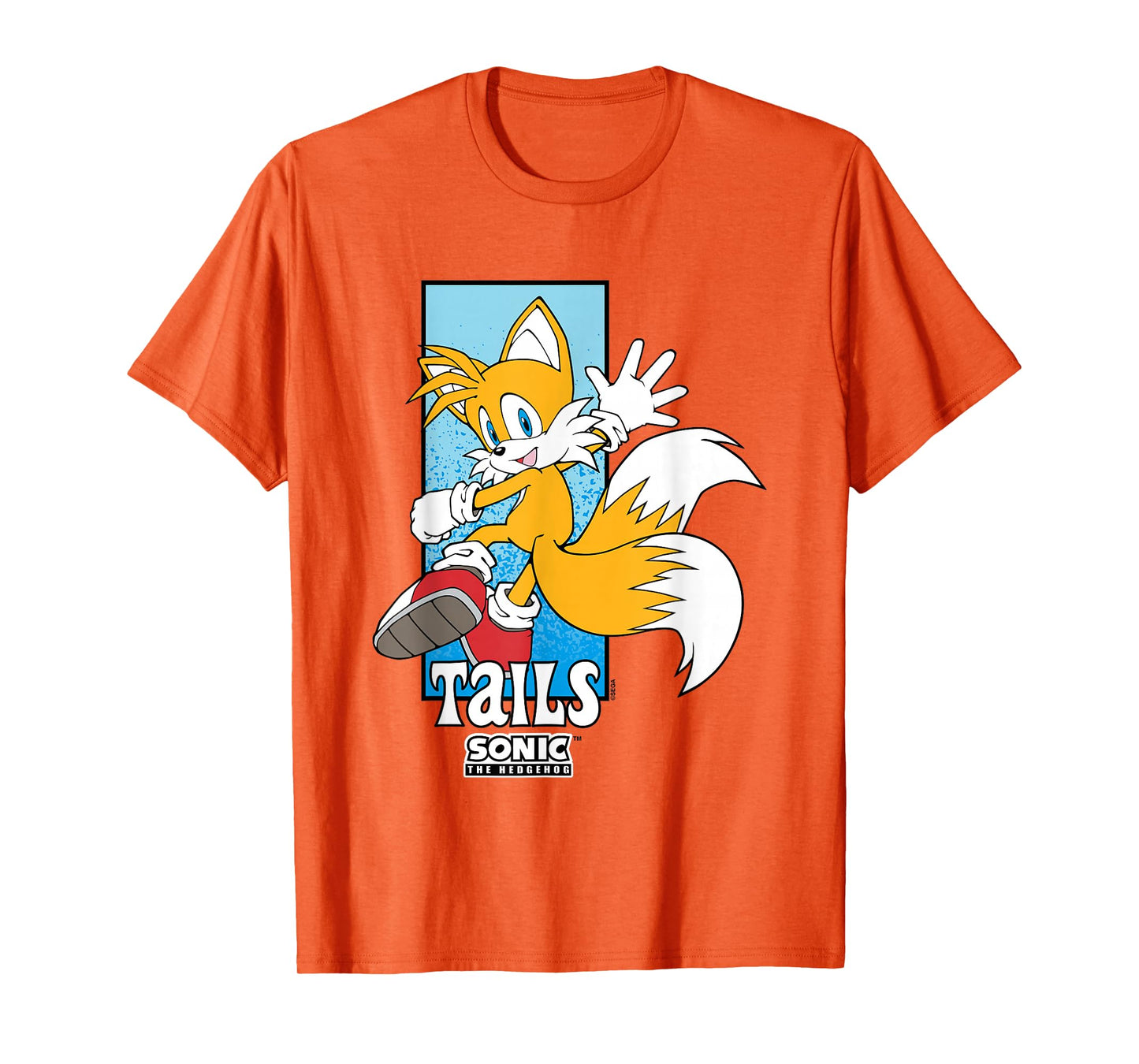 Sonic The Hedgehog Tails Spotlight Panel Portrait T-Shirt