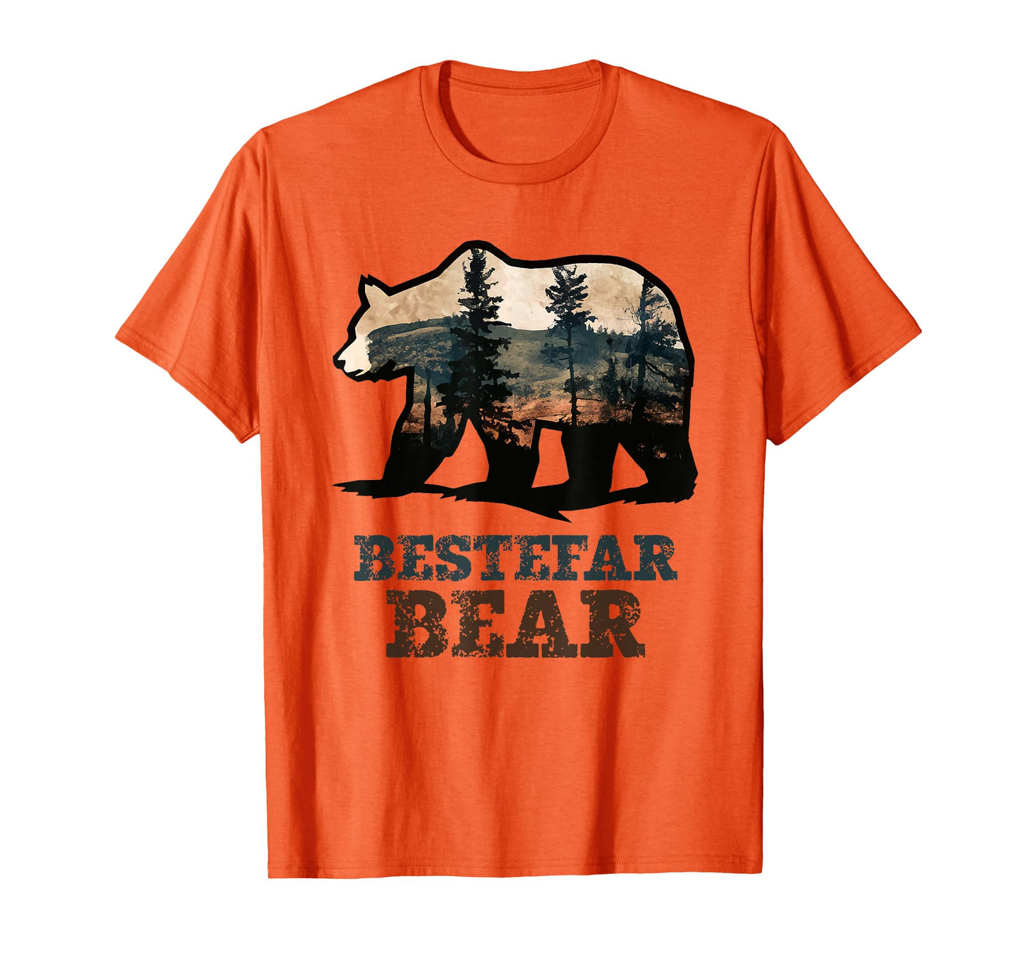 Bestefar Bear Vintage Retro Funny Grandpa T-Shirt