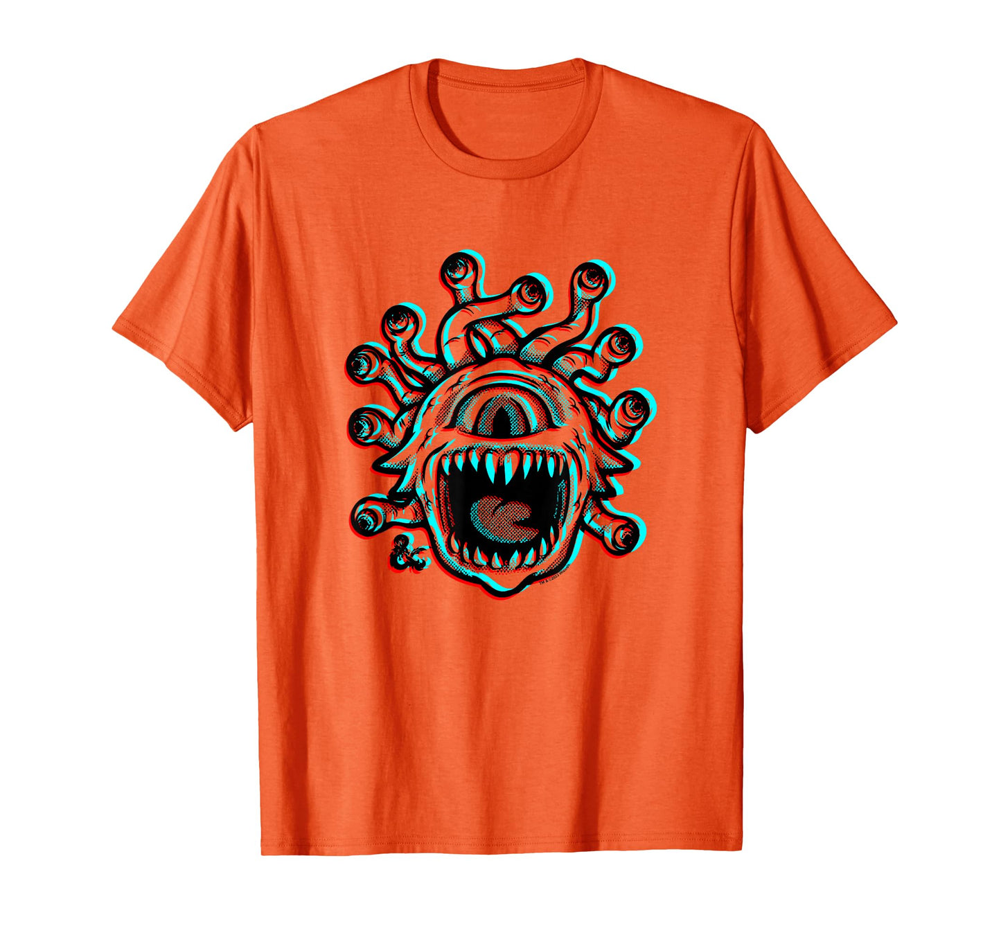 Dungeons & Dragons 50th Anniversary 3D Outline Beholder T-Shirt