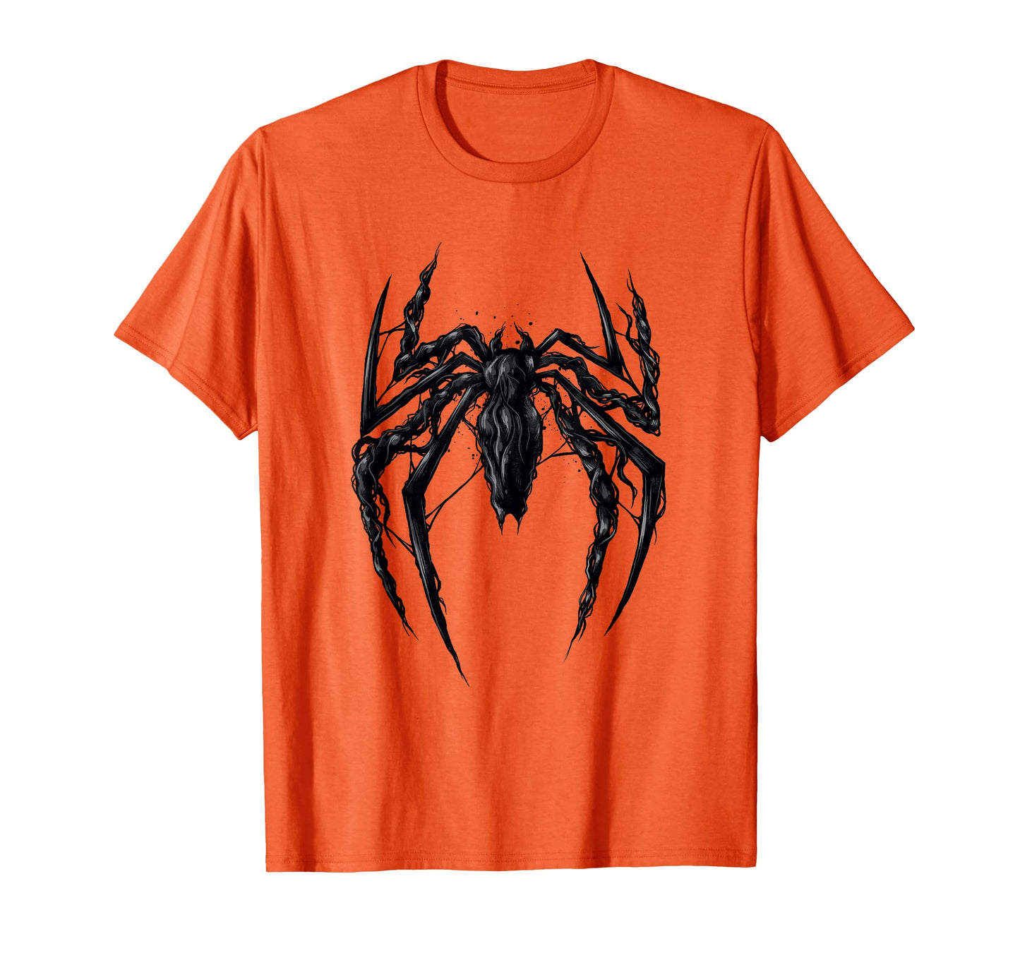 Marvel Spider-Man 2 Venomized Black Spider Chest Emblem T-Shirt