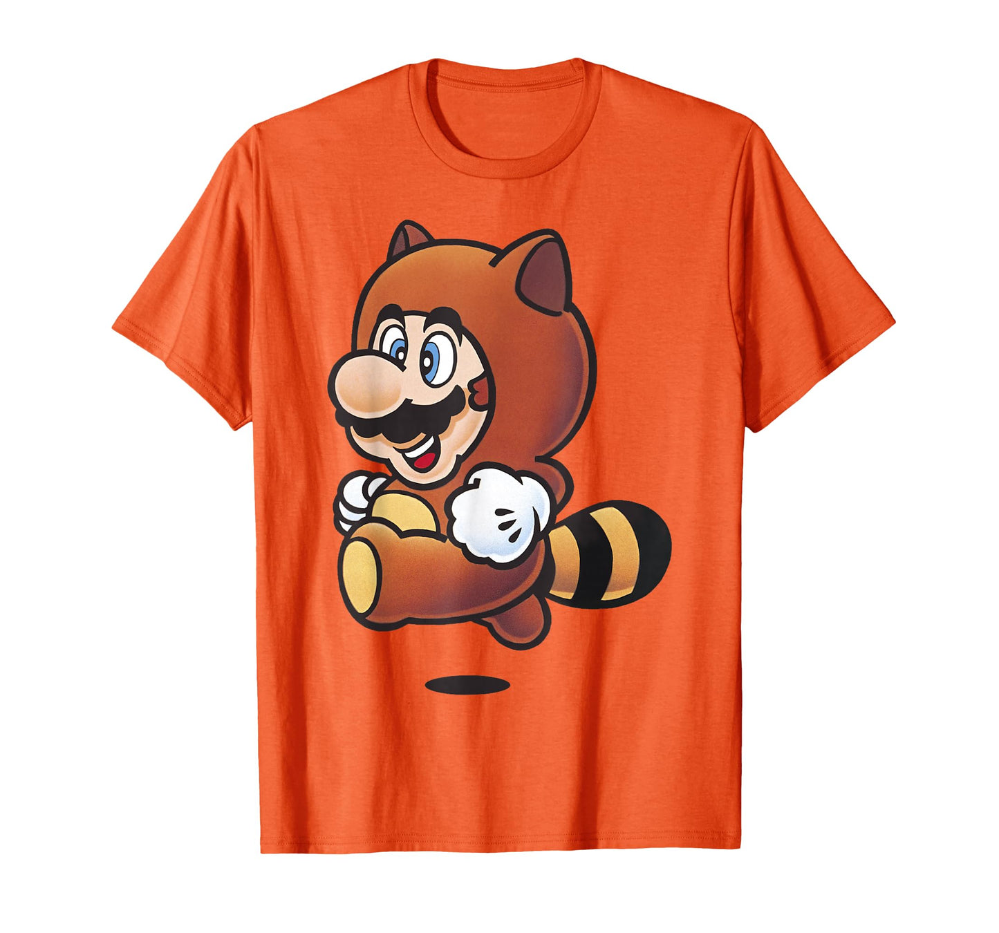 Nintendo Super Mario Tanooki Suit Jump Graphic T-Shirt T-Shirt
