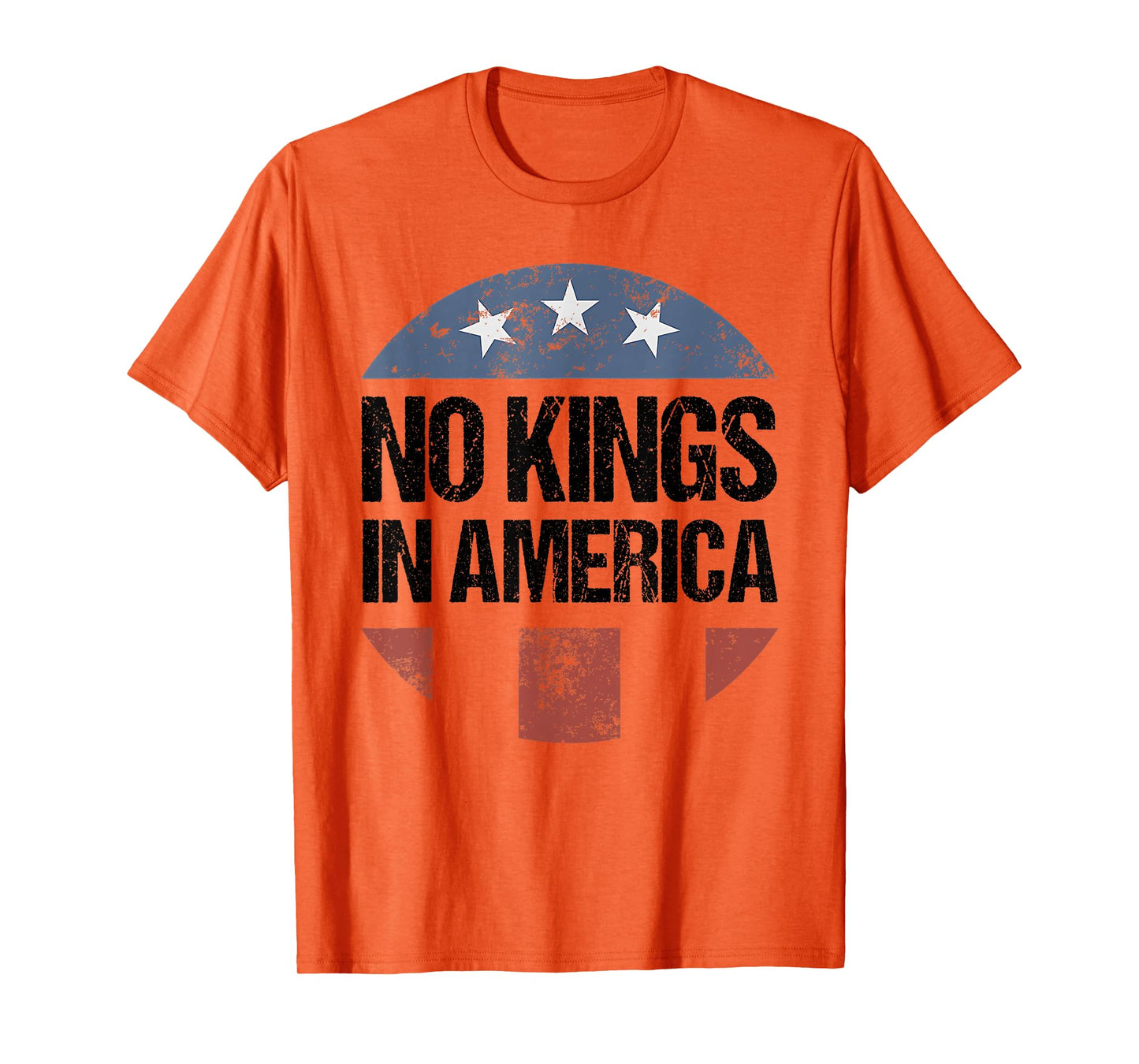 No Kings in America Vintage Patriotic No Kings T-Shirt