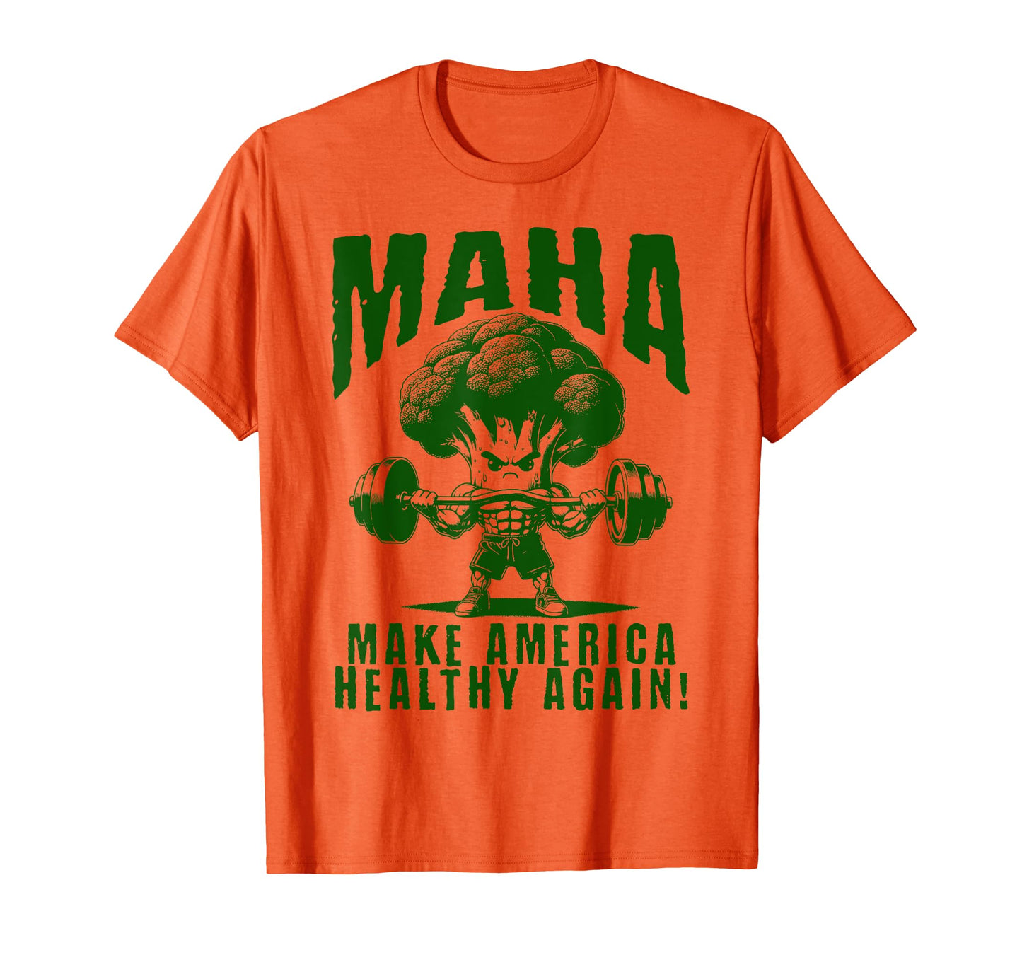 Make America Healthy Again MAHA Eat Vegetables Eat Meat Gym T-Shirt