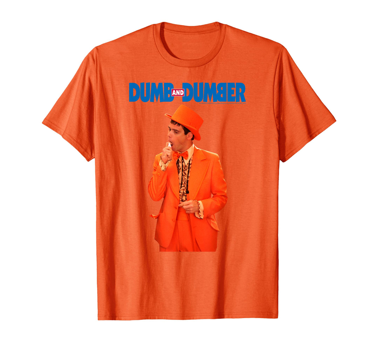 Dumb and Dumber Lloyd in Orange Tuxedo Funny Movie T-Shirt