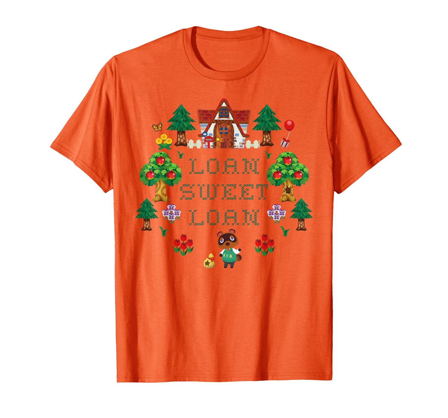 Animal Crossing Loan Sweet Loan Traditional Stitch Logo T-Shirt