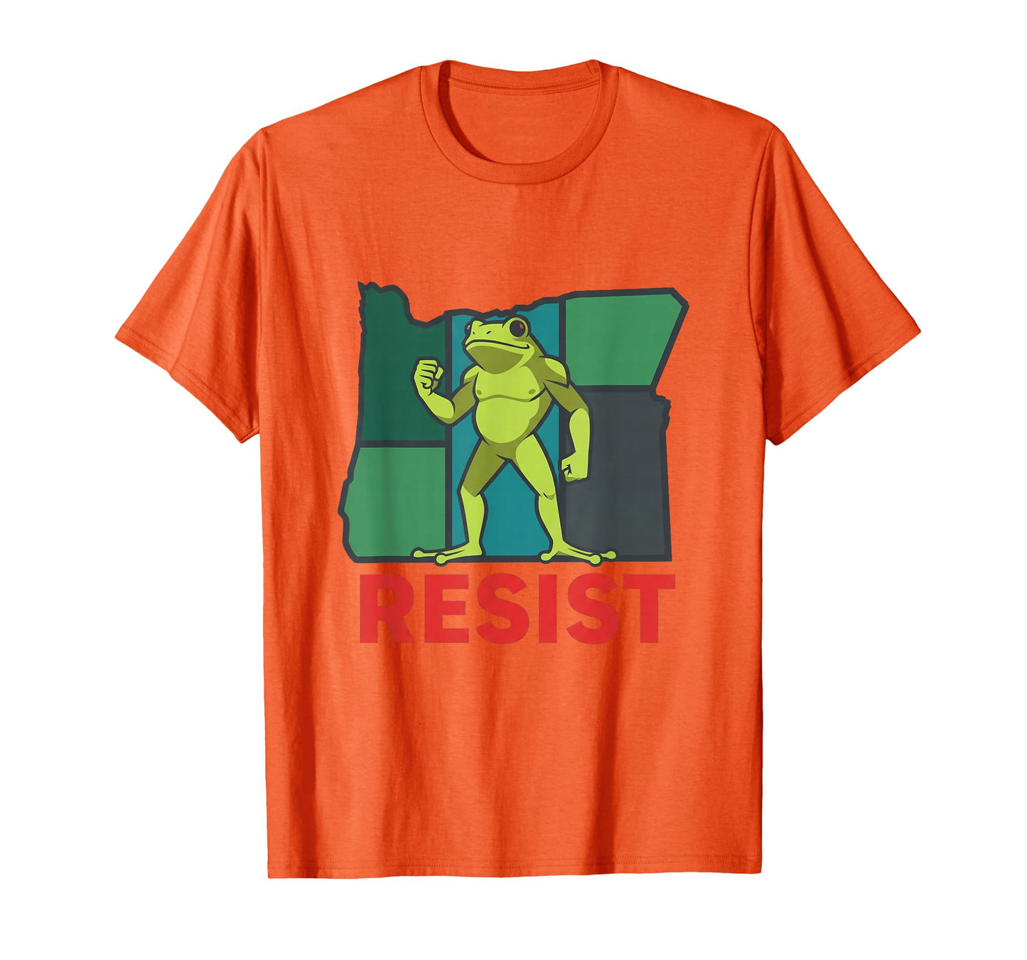 Portland Frog Protest Shirt Funny Portland Frog T-Shirt