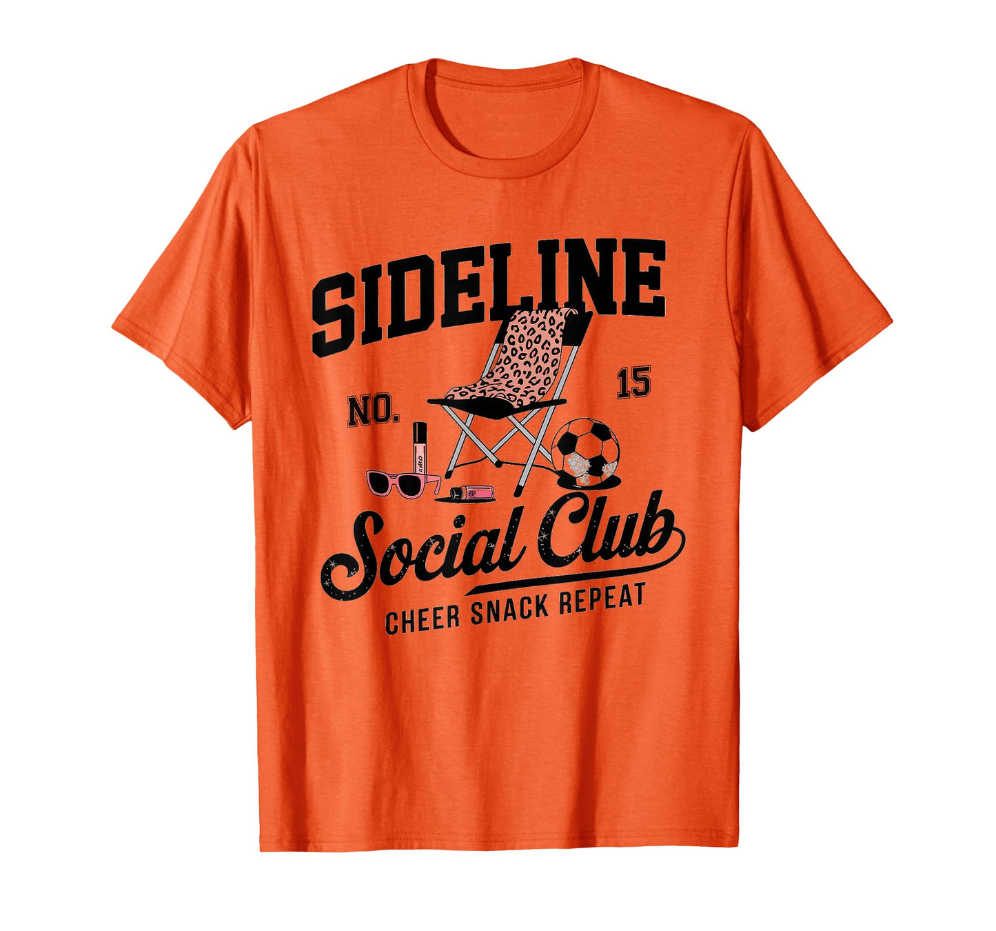 Women Sideline Social Club Tshirt Soccer Mom Game Day T-Shirt