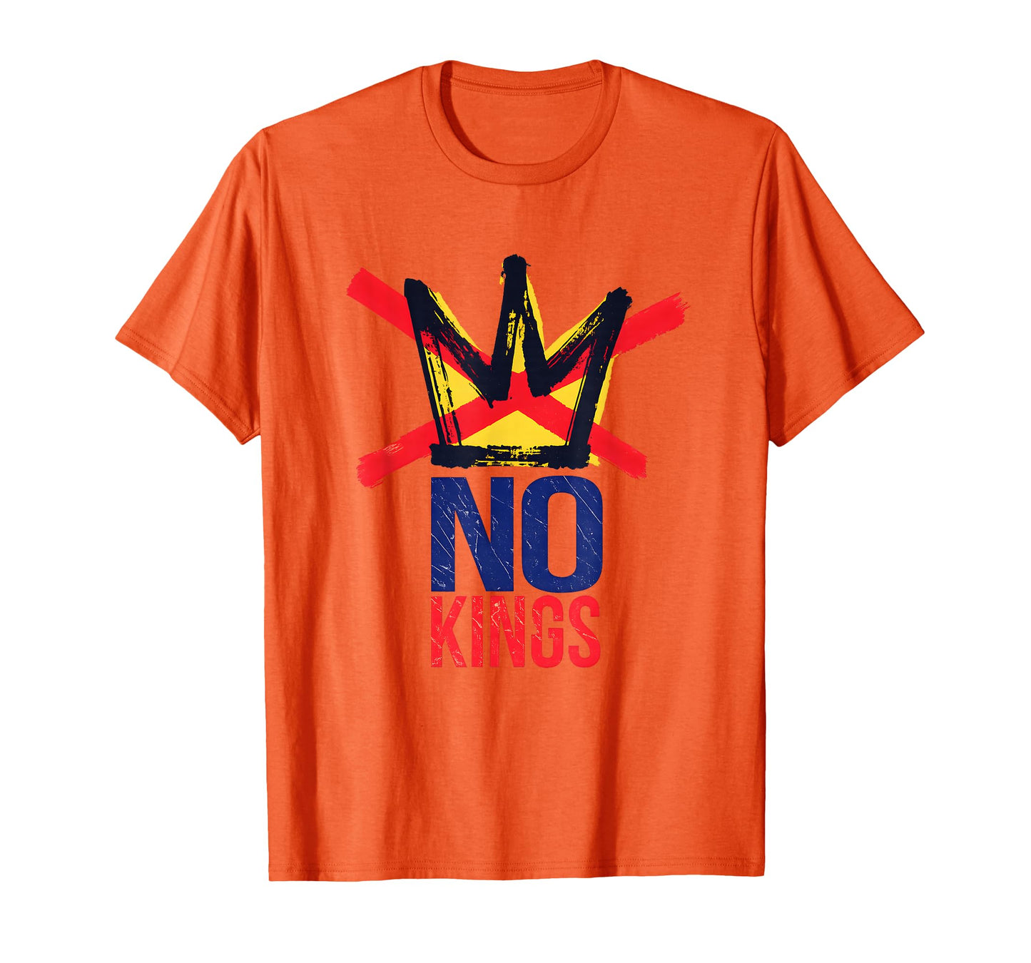 No Kings America Freedom Patriotic Vintage Design T-Shirt