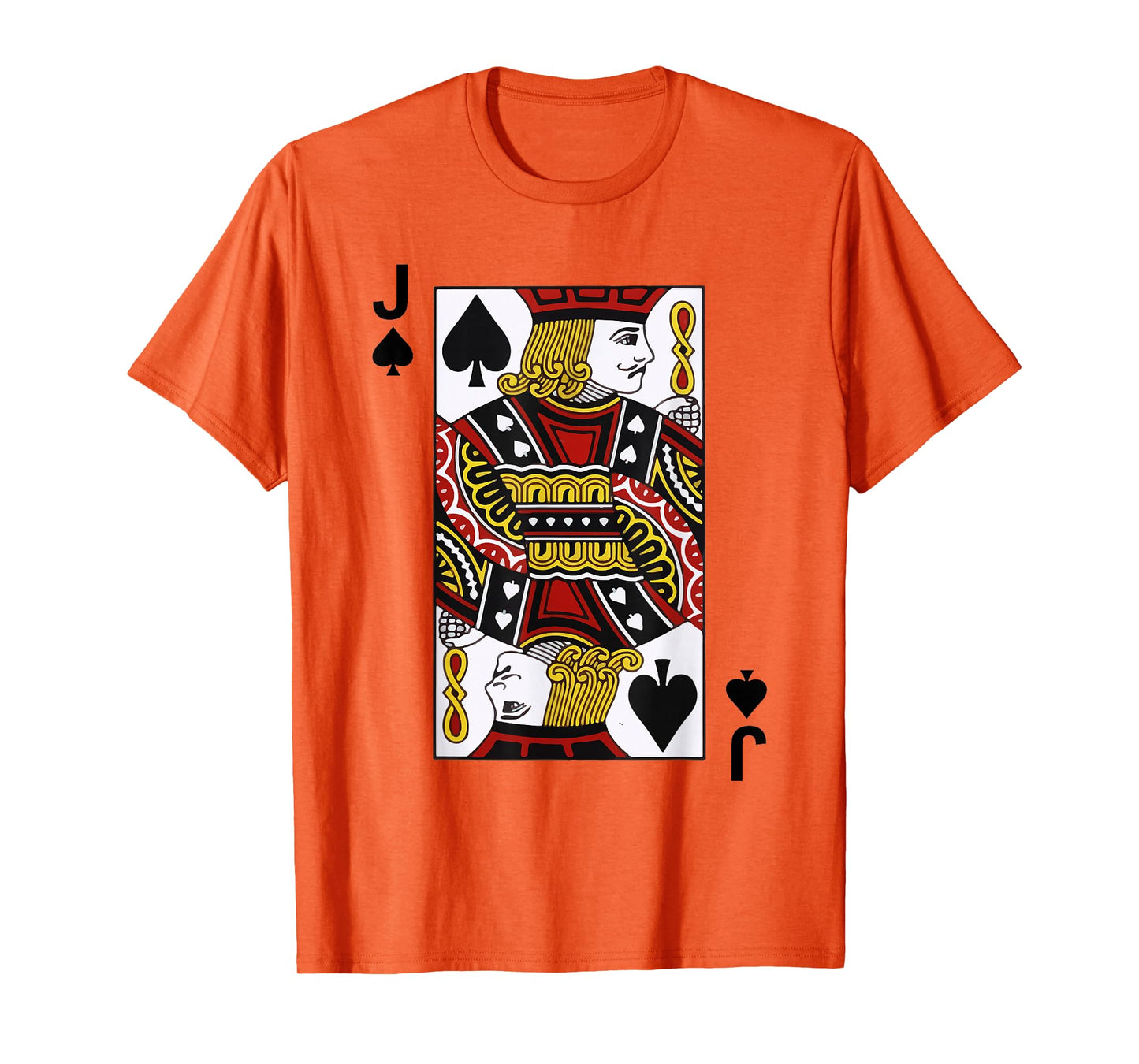 Jack of Spades J Blackjack Playing Cards Tshirt