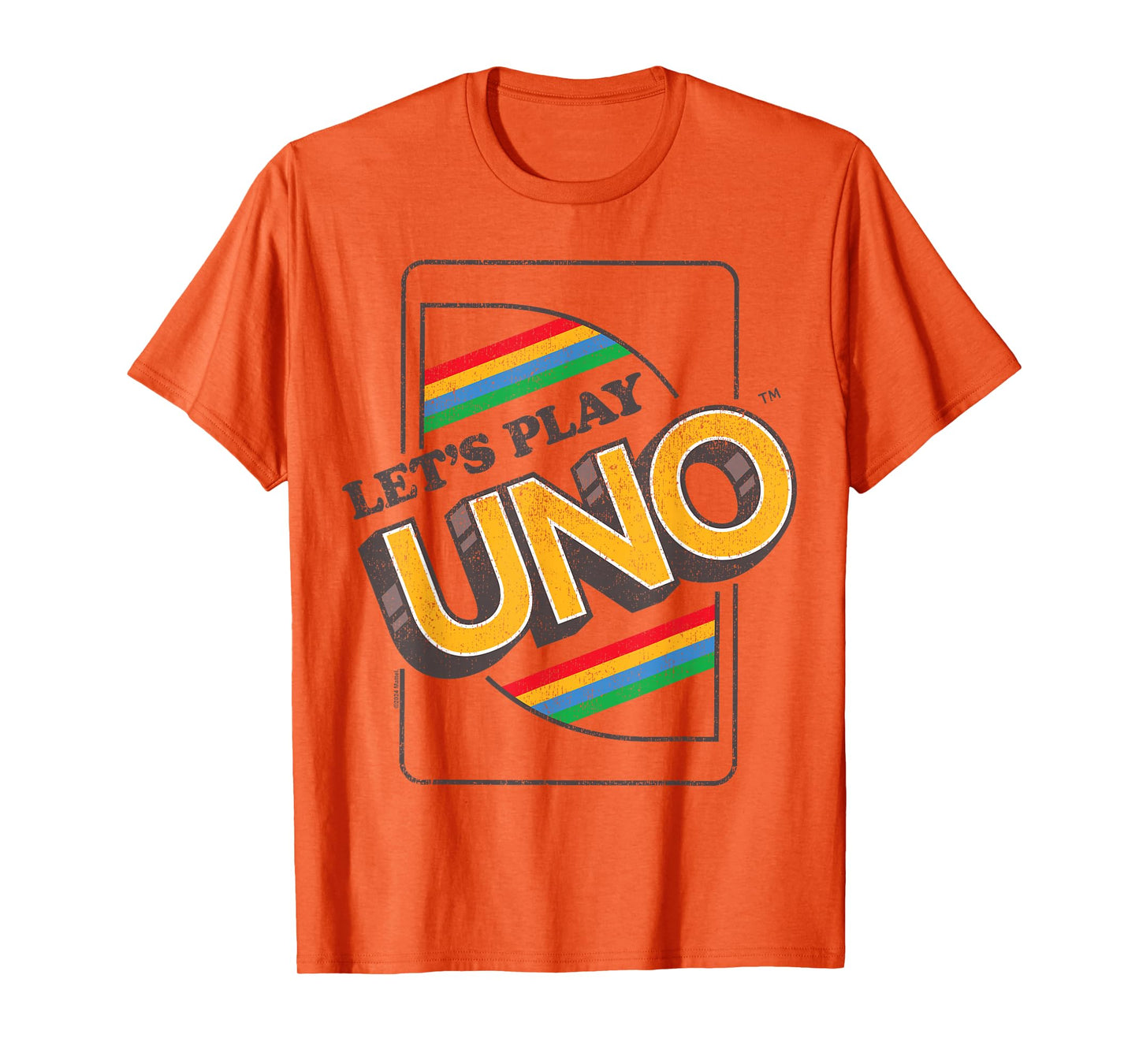 UNO Let's Play Rainbow UNO Card T-Shirt