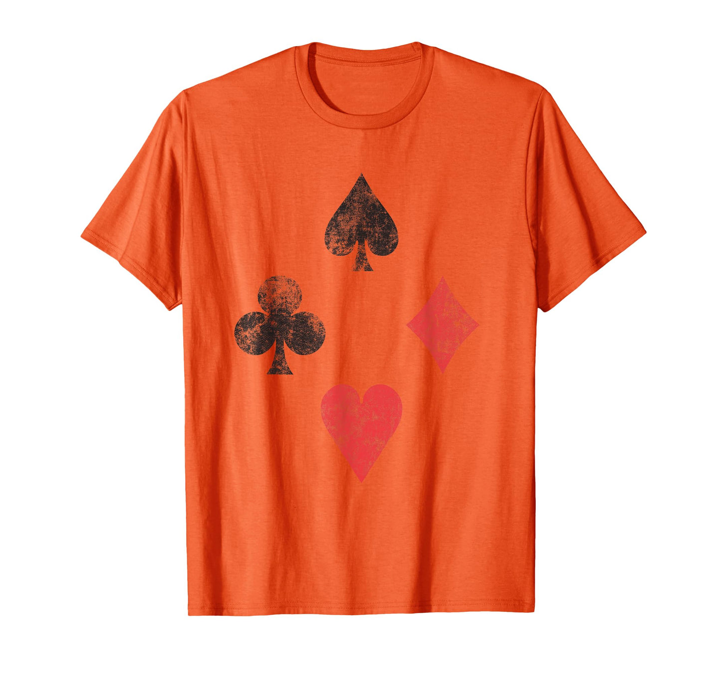 Vintage Playing Card Suits, Spades, Hearts, Diamonds, Clubs T-Shirt