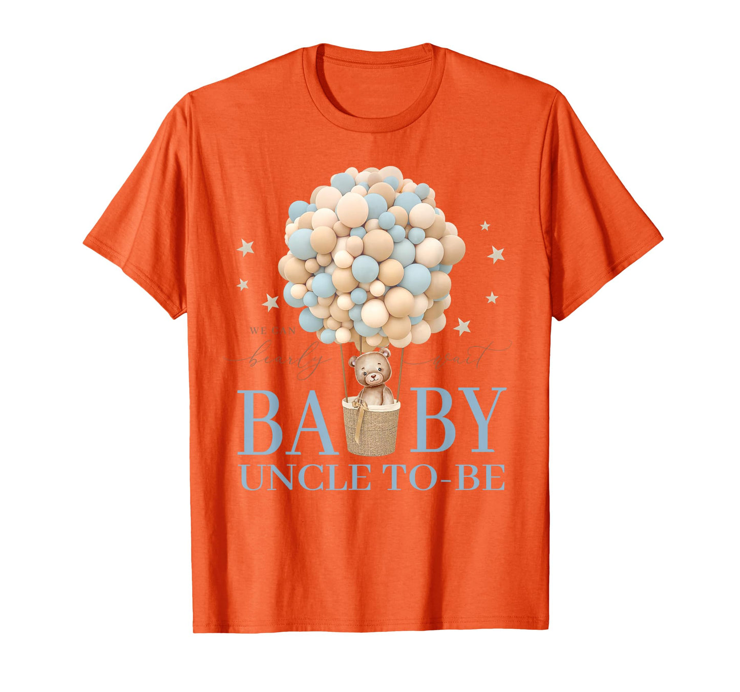 Uncle We Can Bearly Wait Baby Shower Bear Family Matching T-Shirt