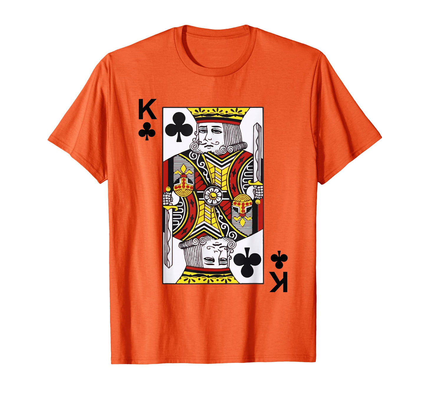 King of Clubs Tshirt Blackjack Cards Poker 21 K Tee shirt T-Shirt