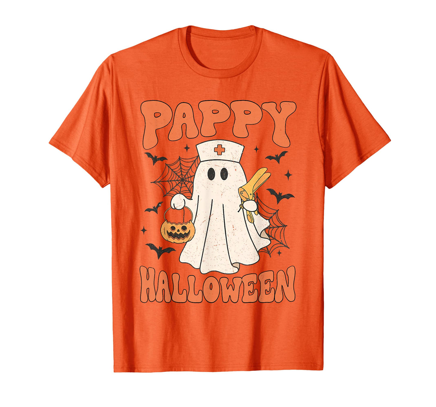 OBGYN Nurse Pappy Halloween Ghost Speculum OB Gynecologist T-Shirt