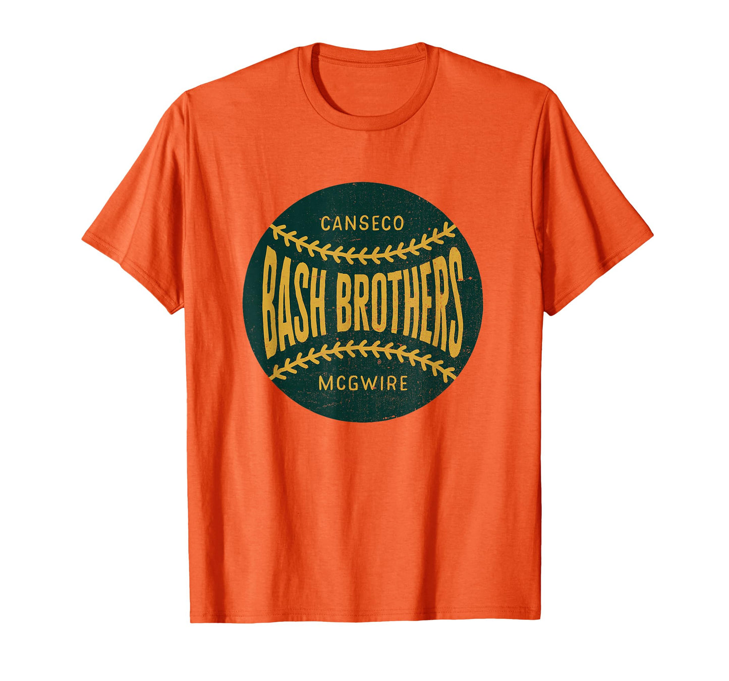Distressed vintage-look Bash Brothers t-shirt | Baseball T-Shirt