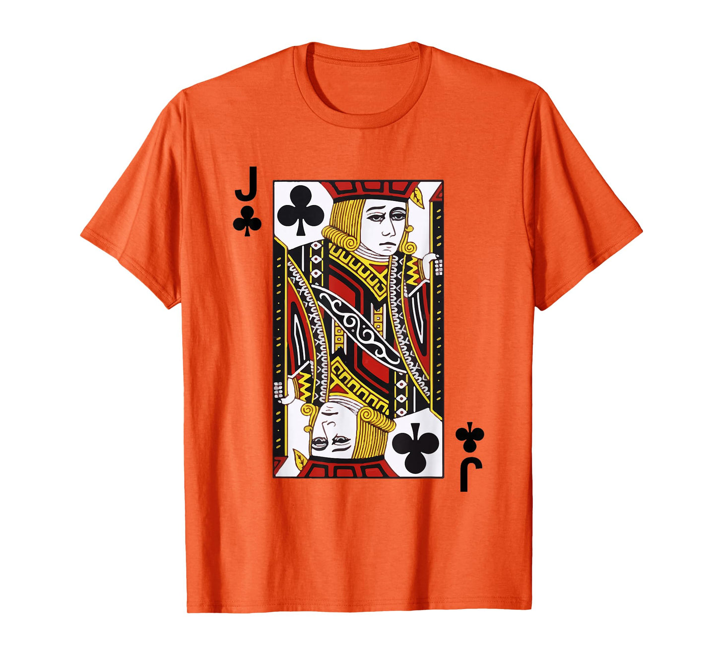 Jack of Clubs Tshirt Blackjack Cards Poker 21 J Tee shirt T-Shirt