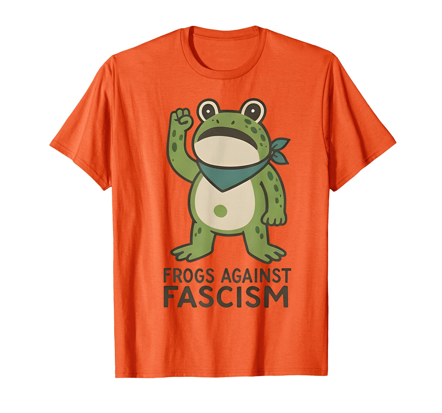 Frogs Against Fascism - Portland Frog Protest T-Shirt