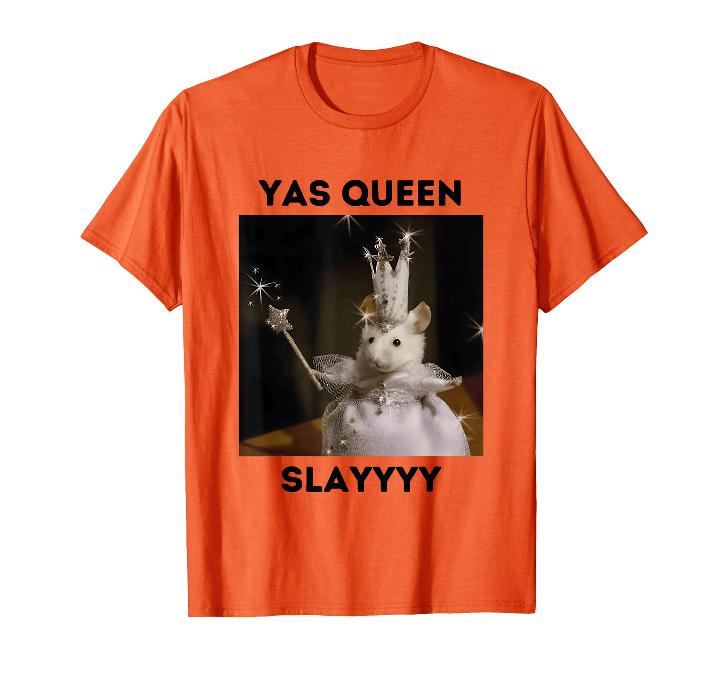 Yas Queen Slay Funny Meme Sarcastic Costume Tees T-Shirt