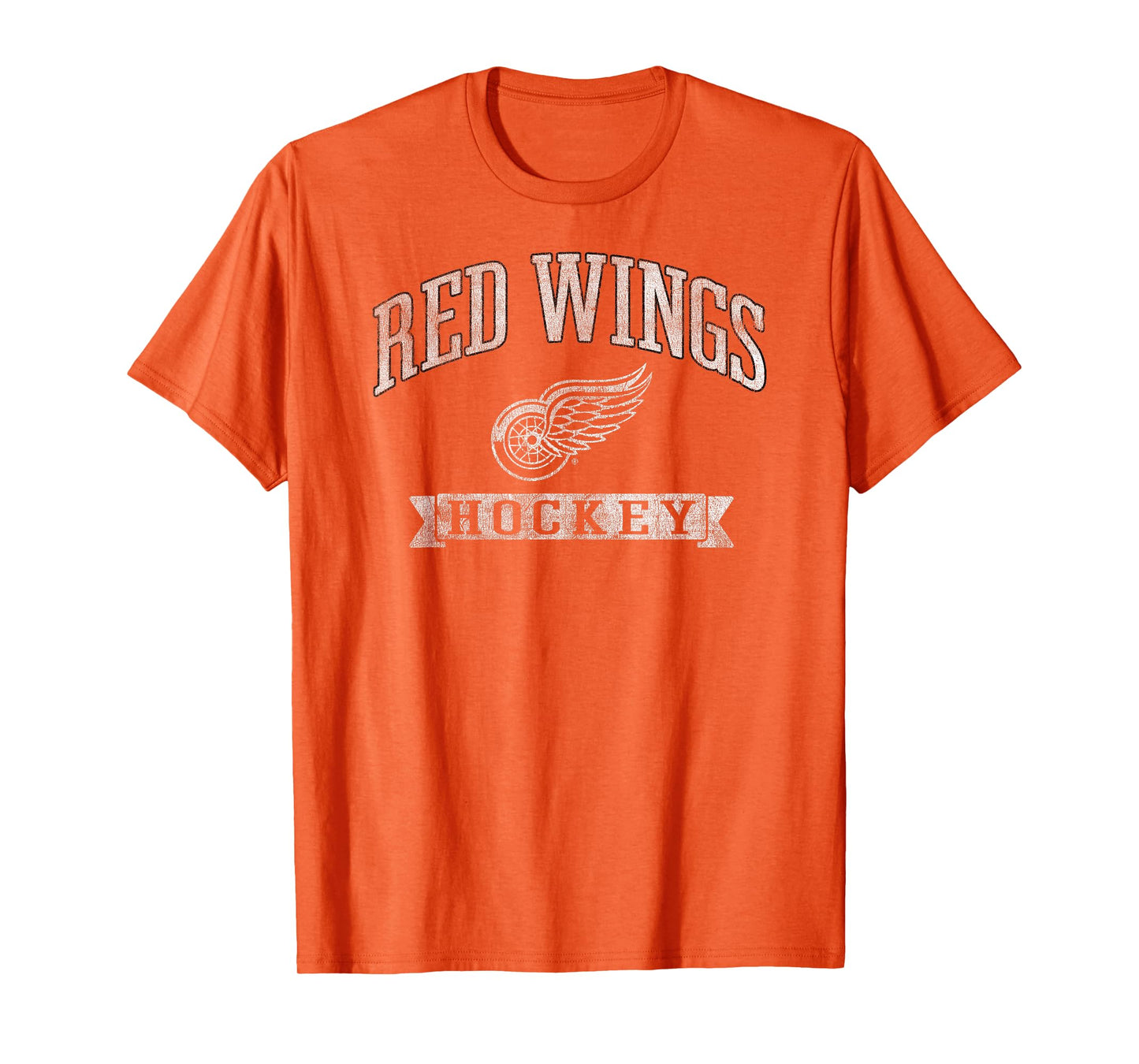 Detroit Red Wings Vintage Hockey Red Officially Licensed T-Shirt