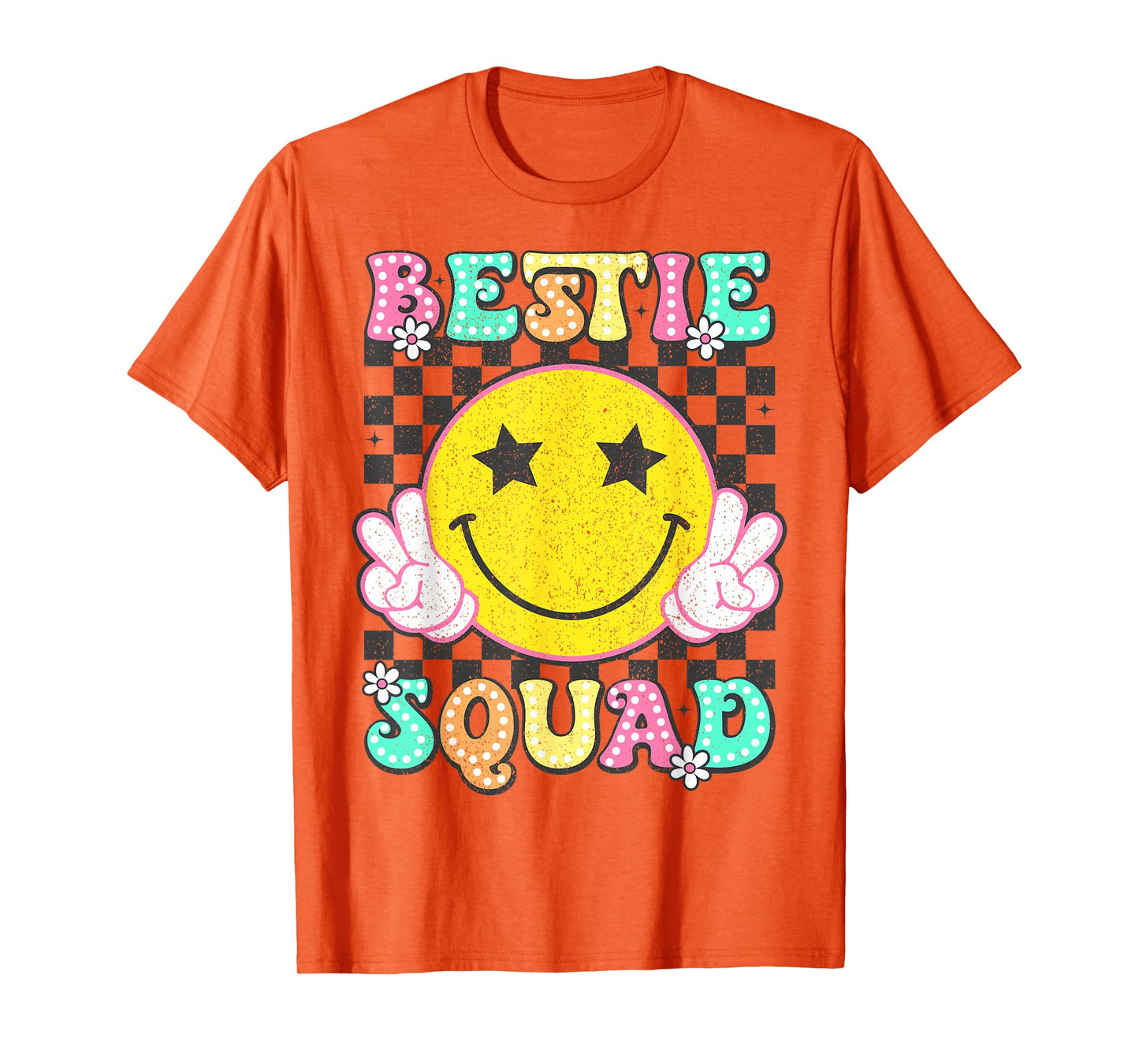 Groovy Bestie Squad Best Friends Matching Girls Boys T-Shirt
