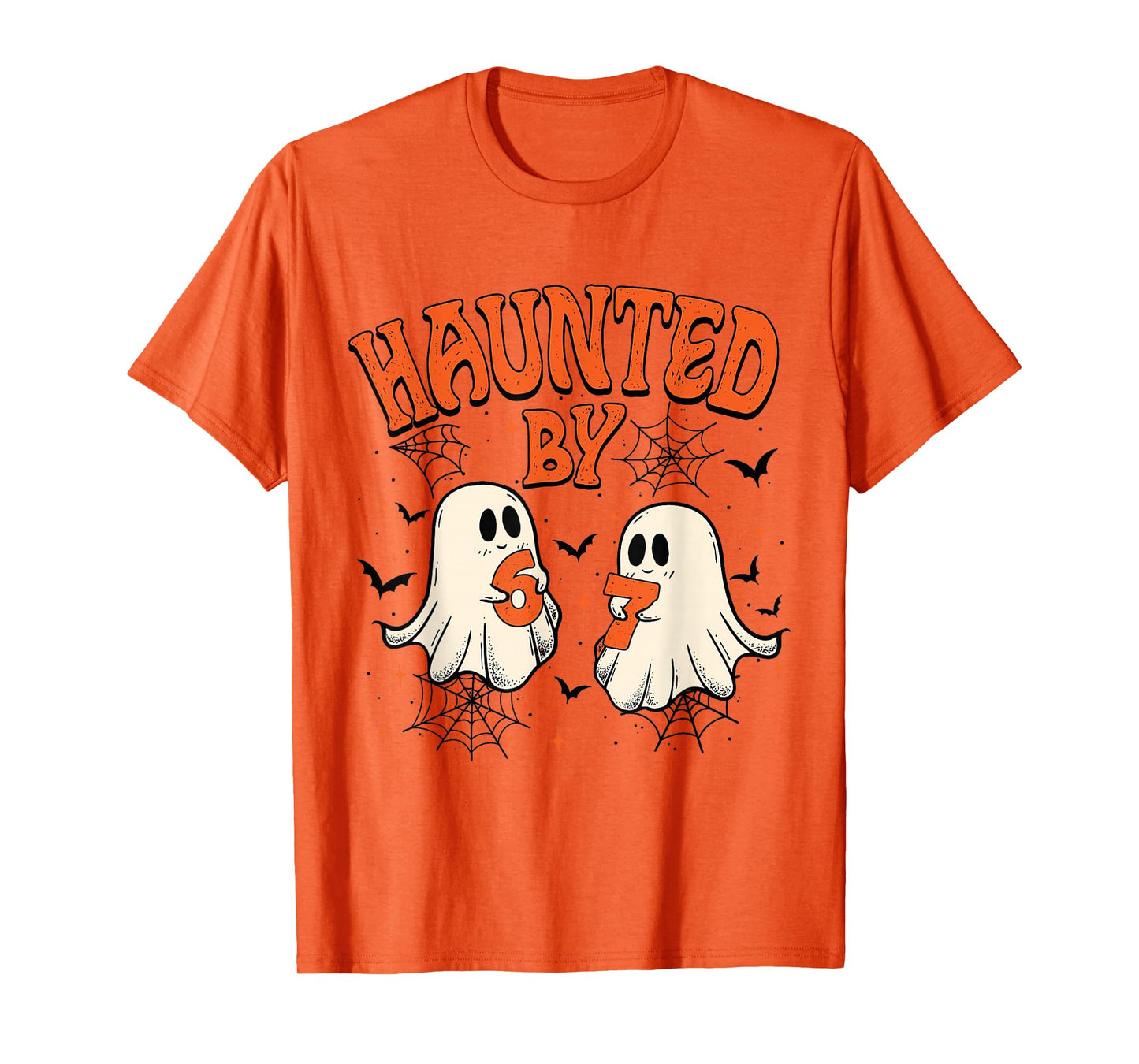 Haunted by 67 Funny Six Seven Meme 6 7 Halloween Costume Kid T-Shirt