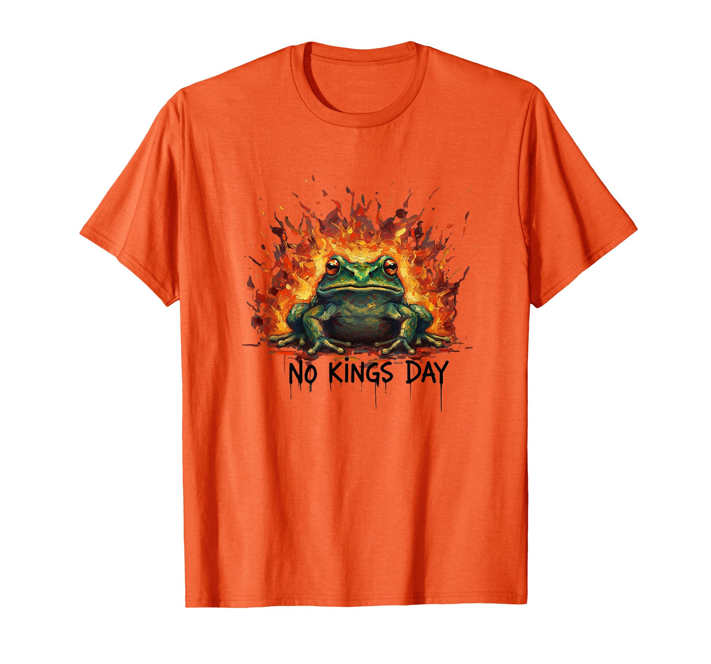 No Kings Day Portland Shirt Frog Protest T-Shirt
