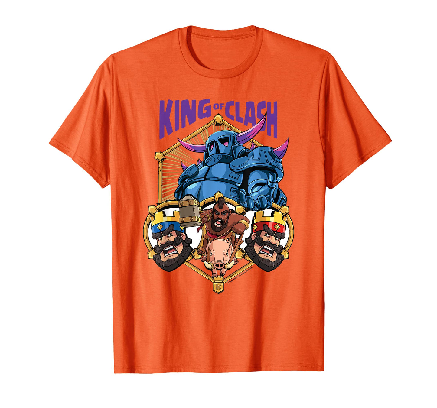 Clash Royale King Of Clash P.E.K.K.A. Portrait T-Shirt