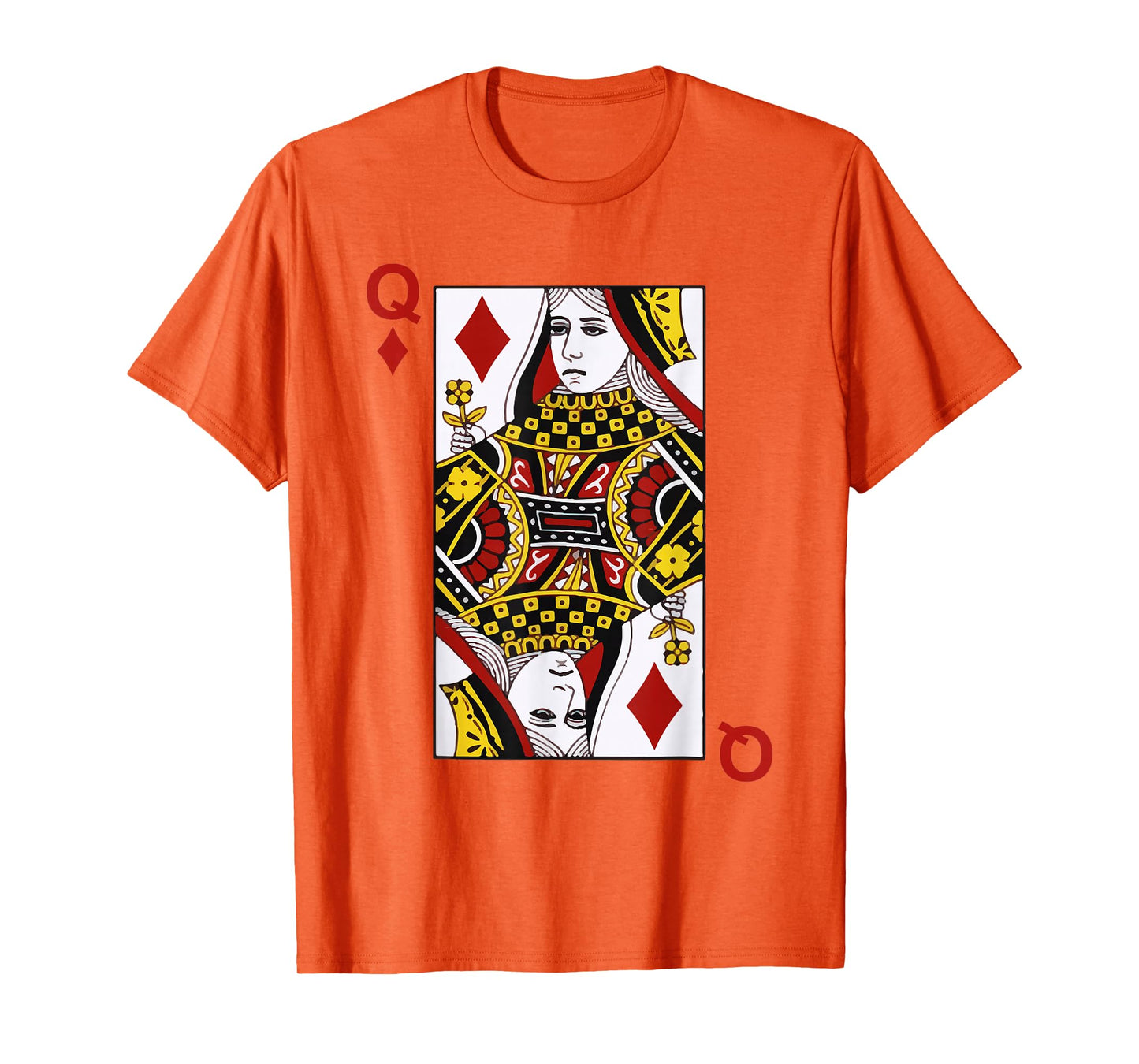 Queen of Diamond Blackjack Cards Poker 21 Q T-Shirt