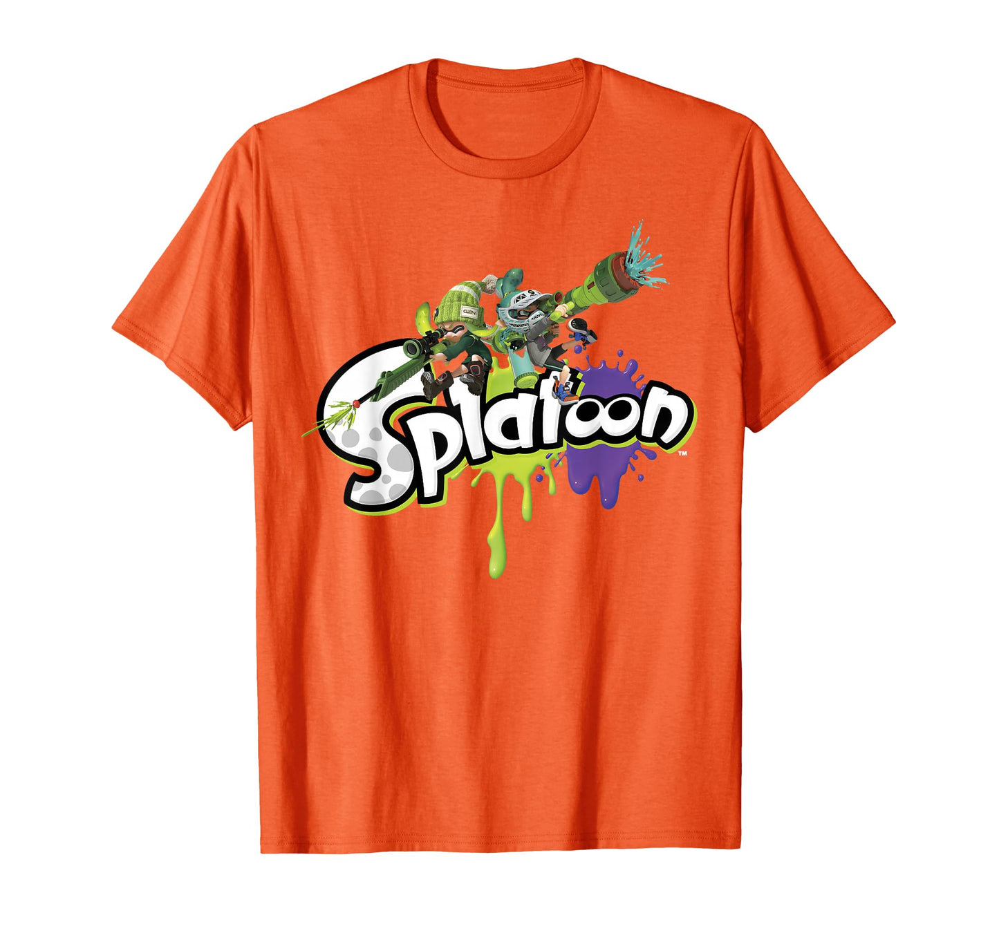 Nintendo Splatoon Splatter Back To Back Graphic T-Shirt T-Shirt
