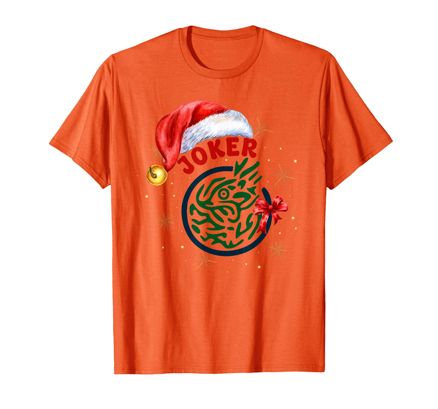 Christmas Chinese Mah Jong Joker Tile Bow Mahjong Costume T-Shirt