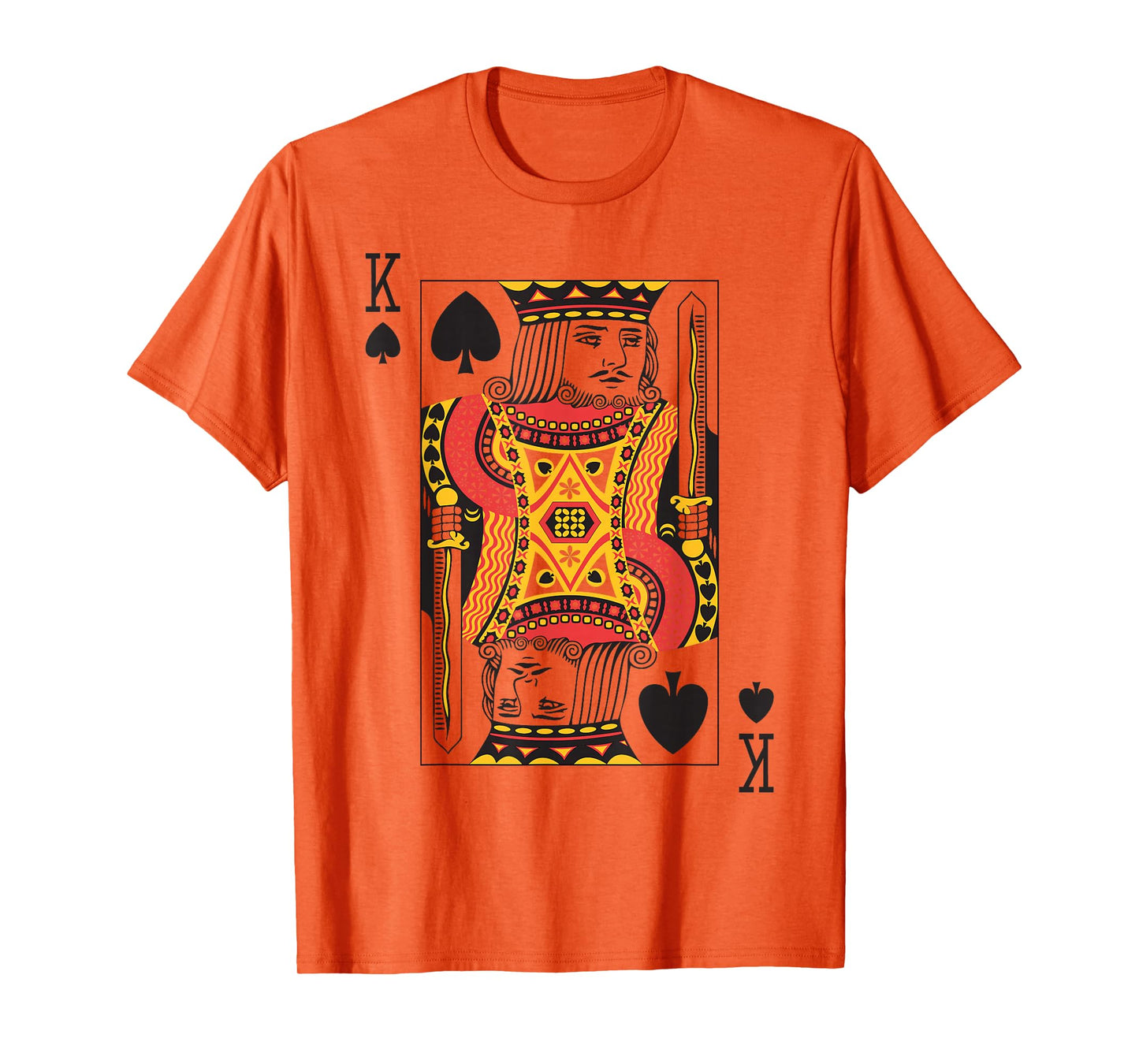 King of Spades | Royal Flush Group Costume Playing Card T-Shirt