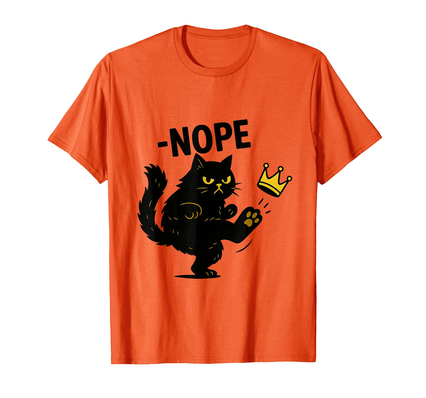 No Kings in America Cat, Funny Political Meme T-Shirt