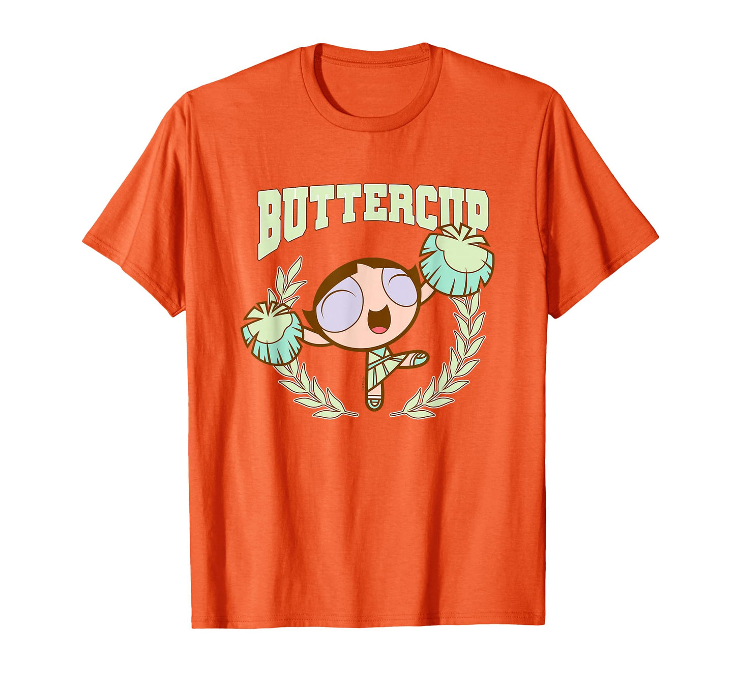 The Powerpuff Girls Buttercup Cheerleader Outfit Retro T-Shirt