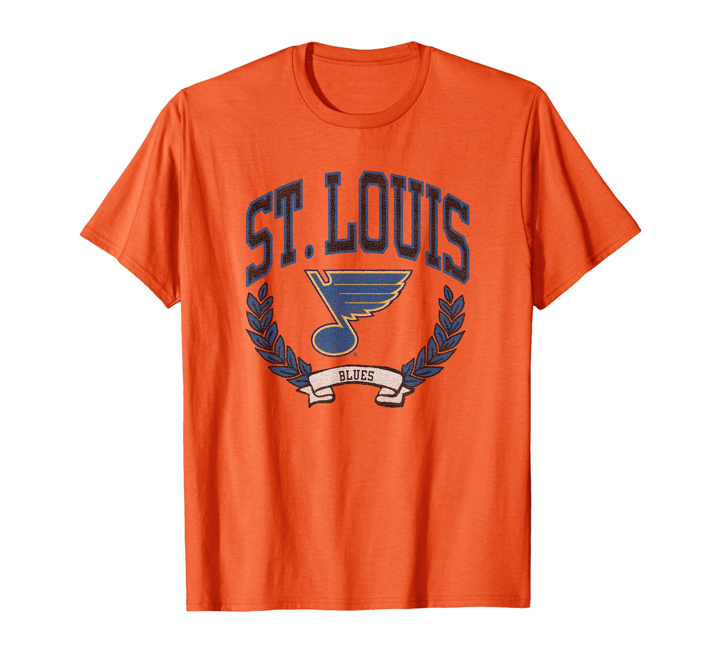 St. Louis Blues Vintage Victory Gray Officially Licensed T-Shirt