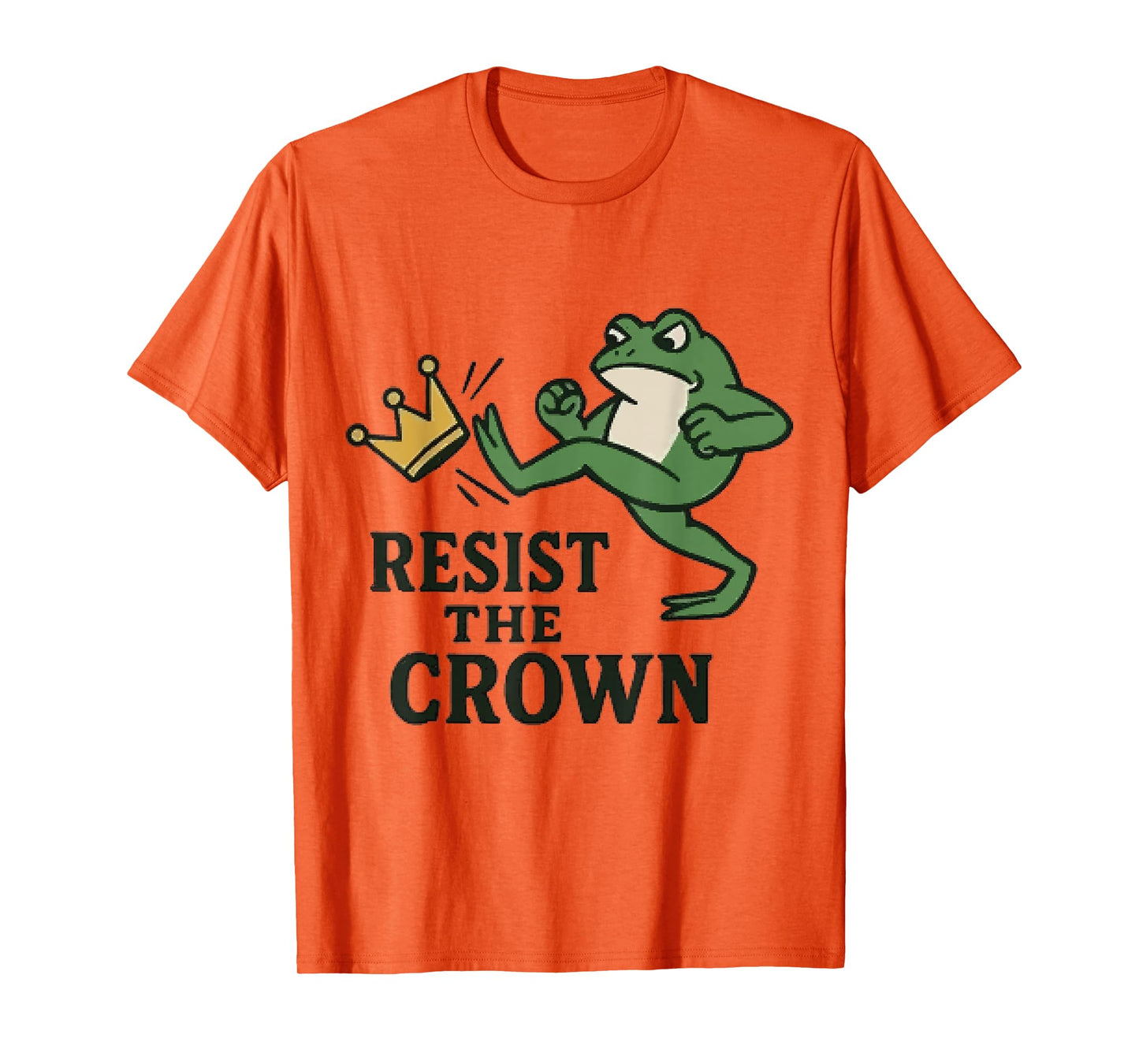 Funny Resist The Crown No Kings Graphic No Kings Revolution T-Shirt