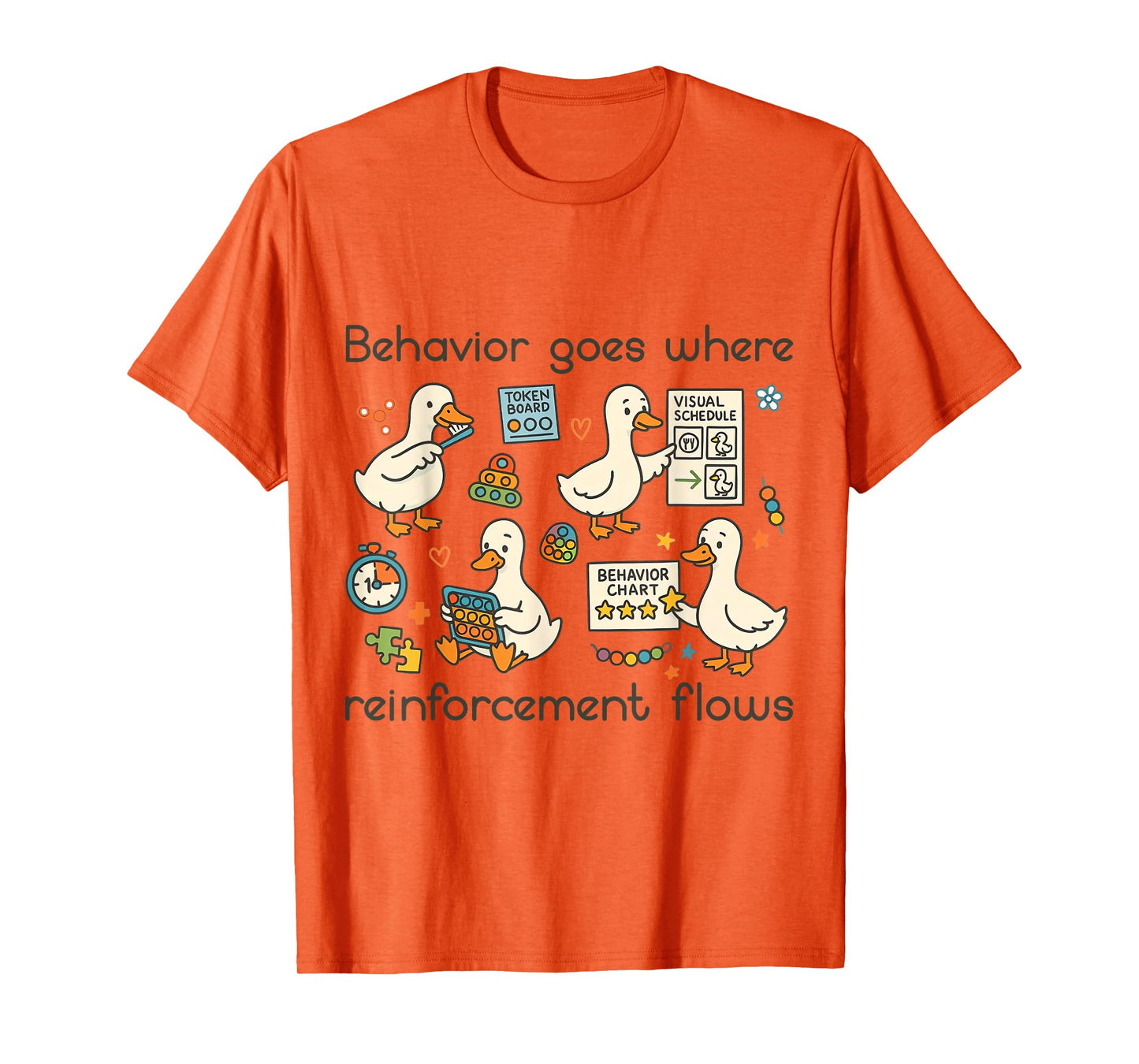 Behavior Analyst Silly Goose RBT ABA Therapy Sped Teacher T-Shirt