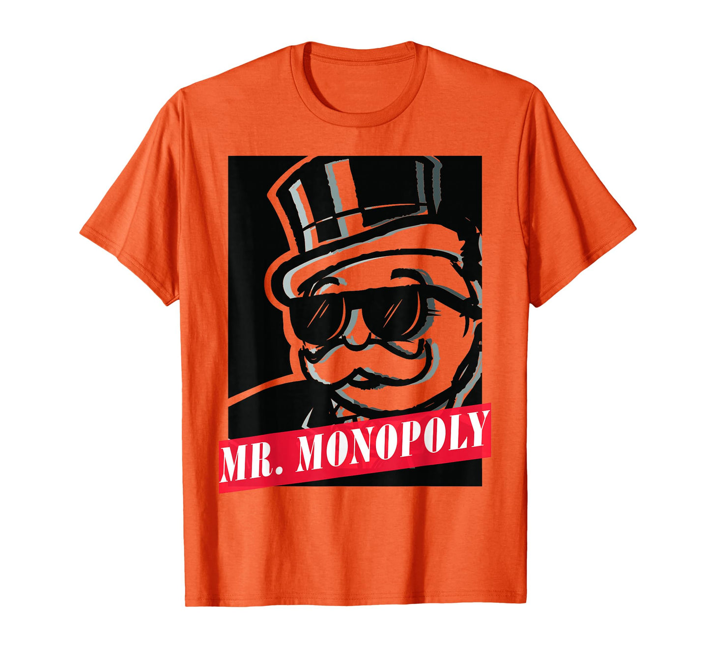Monopoly Rich Uncle Pennybags Graphic Logo Poster T-Shirt
