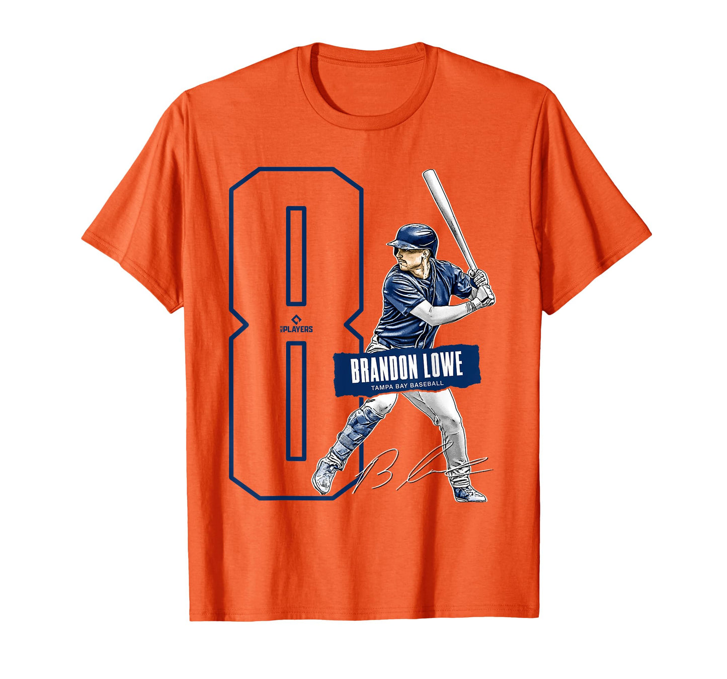 Brandon Lowe | Tampa Bay Baseball Players | MLBBRA302N T-Shirt