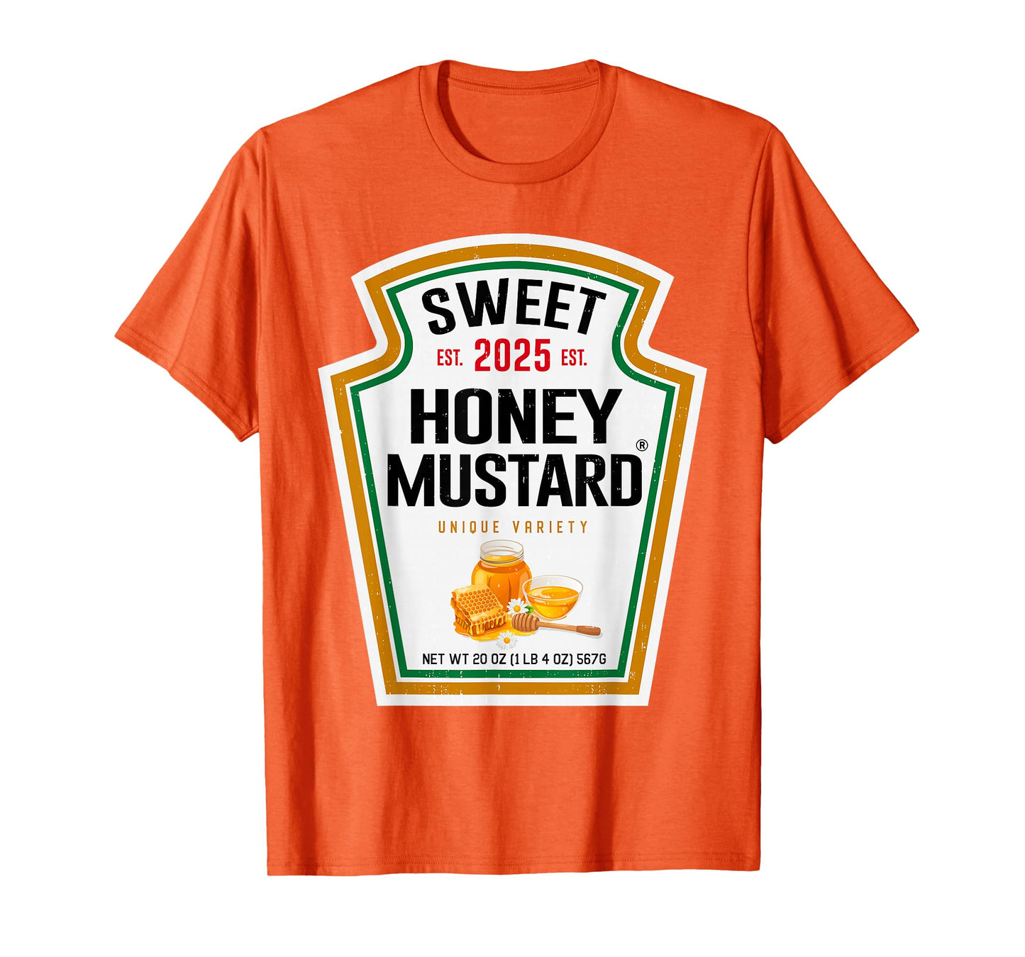 Honey Mustard Condiment DIY Halloween Costume Matching Group T-Shirt