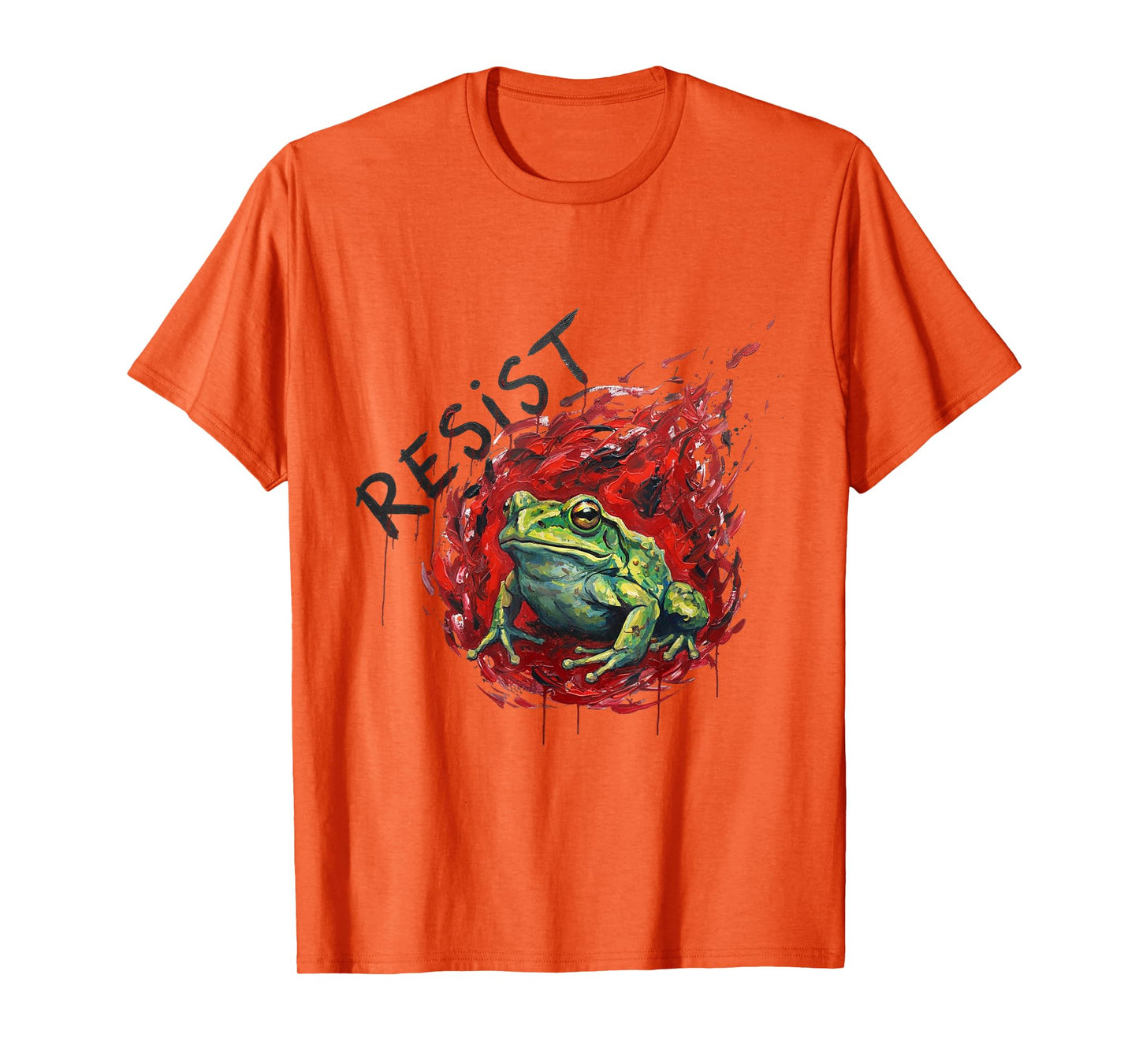 Portland Frog Protest Artwork Shirt Portland Frog T-Shirt