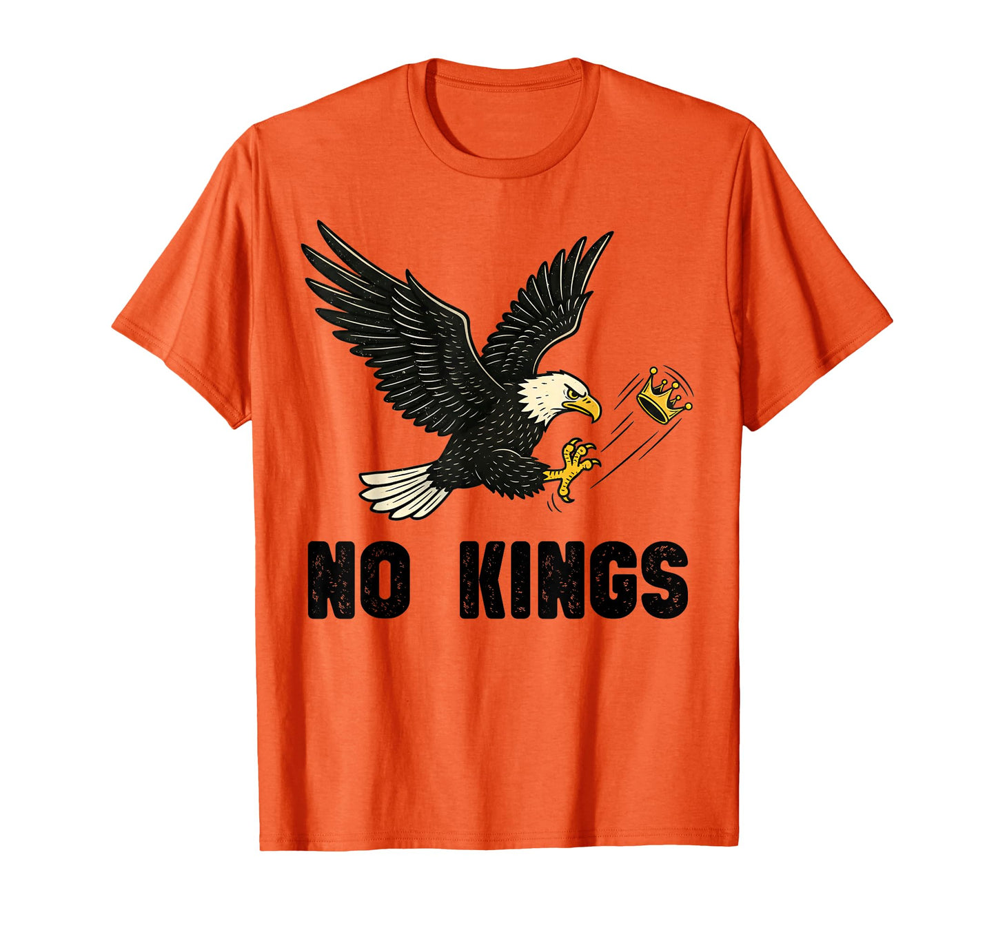 Funny No Kings in America Retro Political Freedom Voice T-Shirt