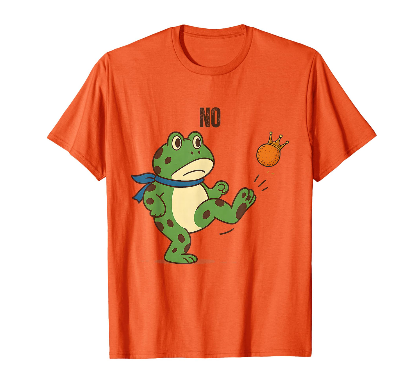 Funny No Kings Portland Frog Protest for Men Women T-Shirt