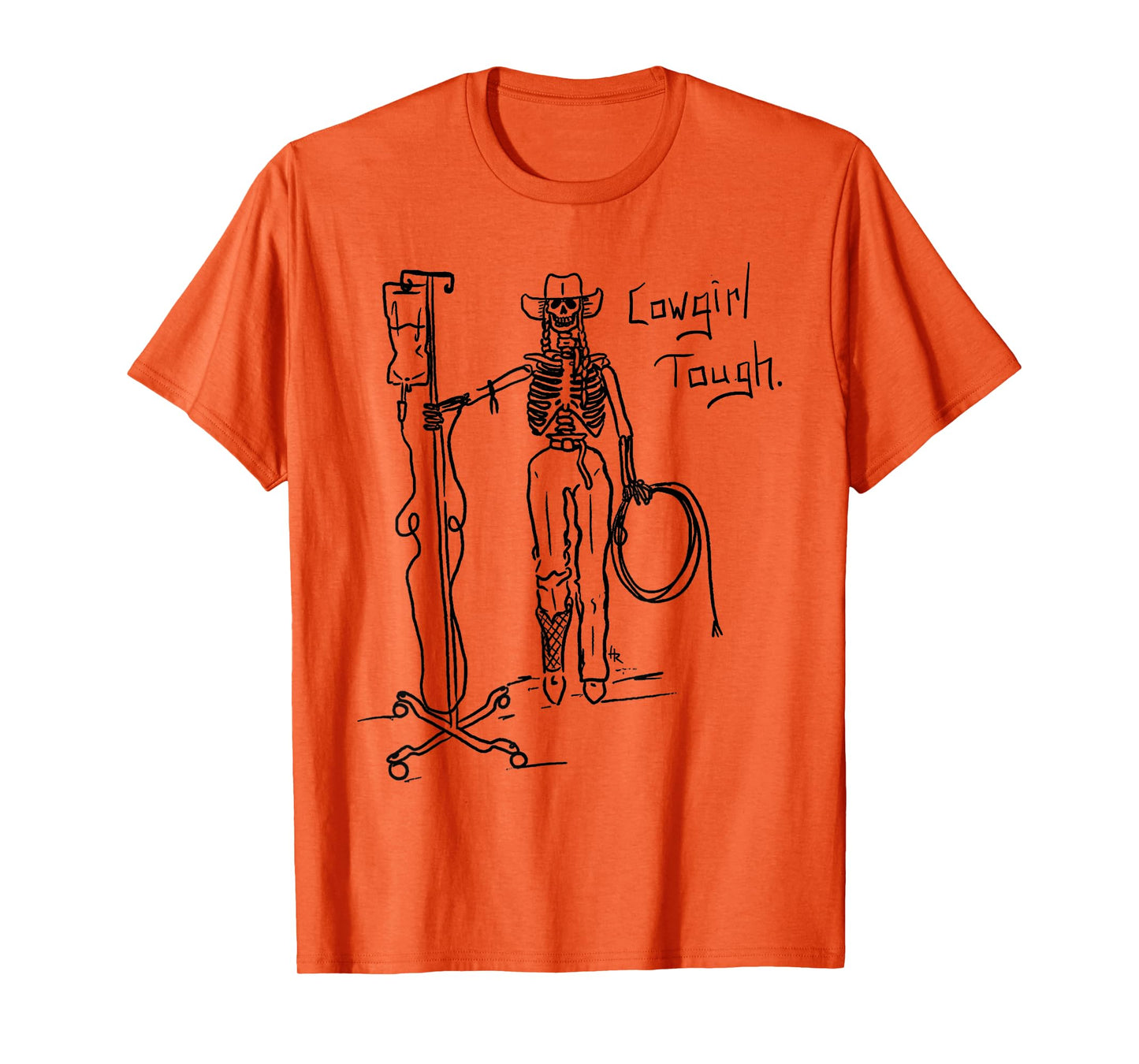Cowgirl Tough Skeleton T-Shirt