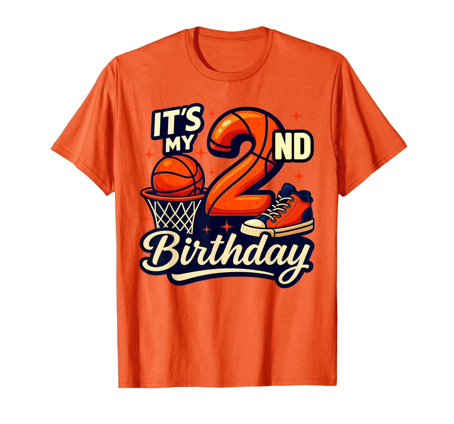 It's My 2nd Birthday Basketball Lover 2 Years Old Bday T-Shirt