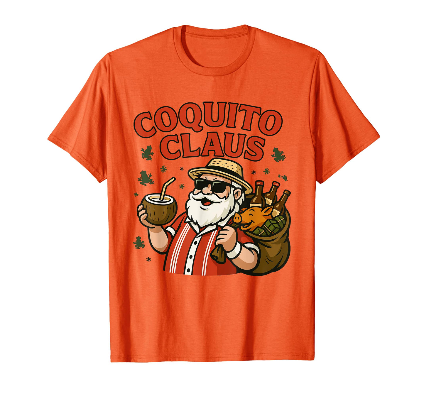 Coquito Claus Puerto Rican Christmas T-Shirt