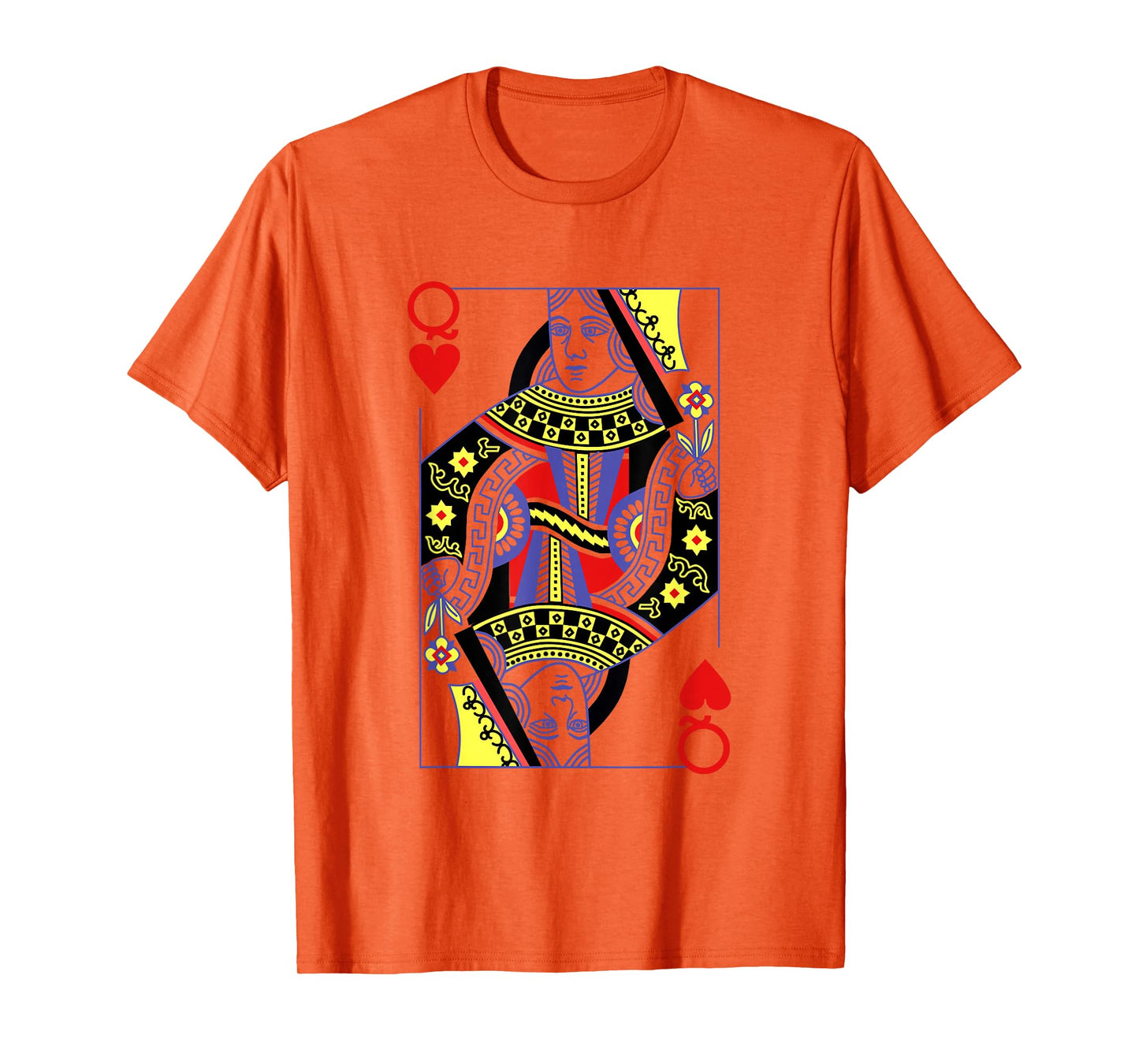 Queen Of Hearts Deck Of Cards Playing Cards Halloween Poker T-Shirt