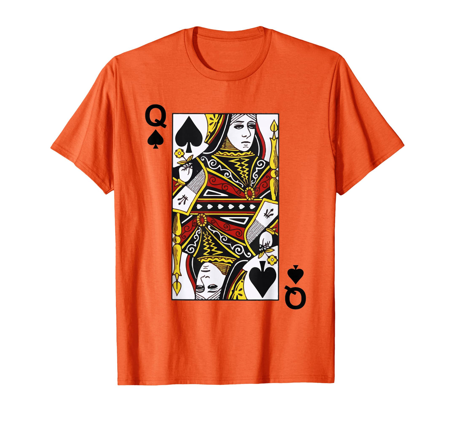 Queen of Spades Tshirt Blackjack Cards Poker 21 Q Tee shirt T-Shirt