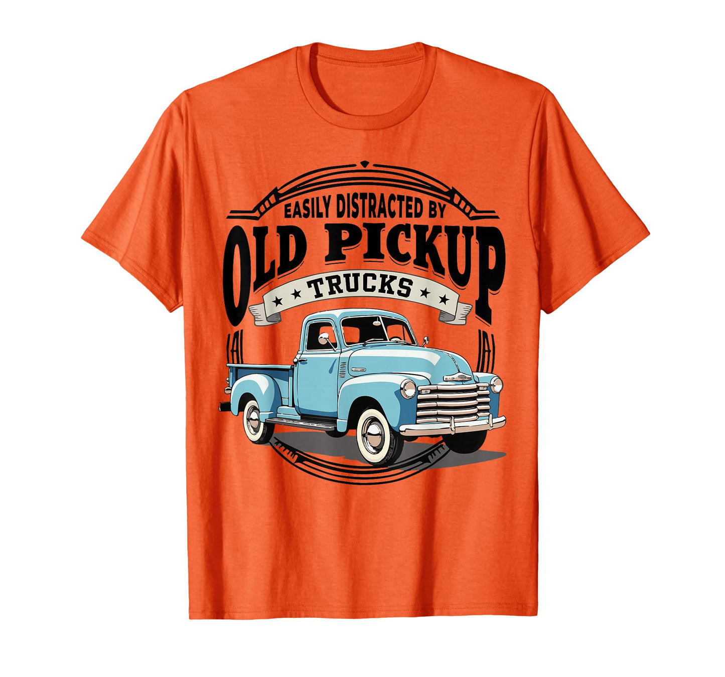 Funny Easily Distracted By Old Pickup Trucks Classic T-Shirt