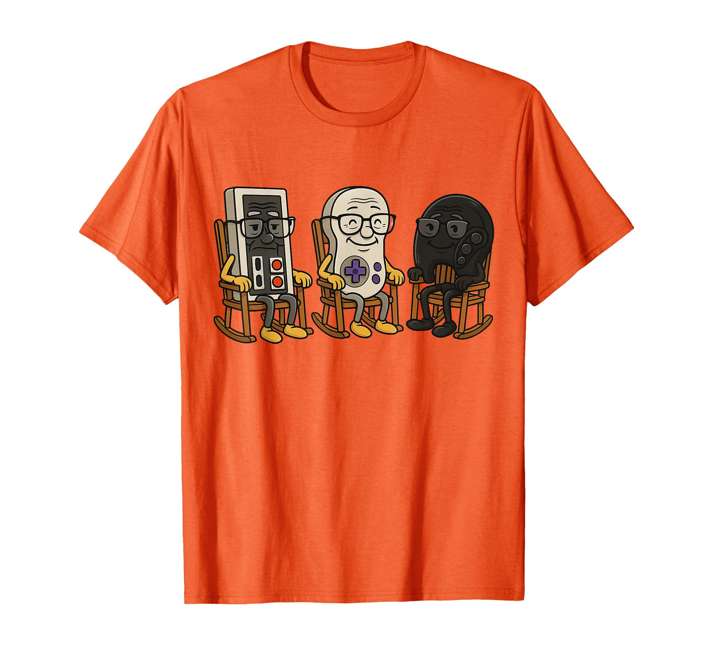 Funny Old Gamer Gaming Retro 90s 80s Video Game Old Gamer T-Shirt